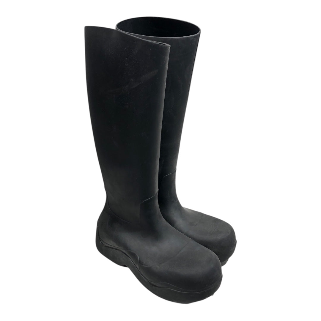BOTTEGA VENETA/Boots/EU 40/BLK/tall puddle boots view 1