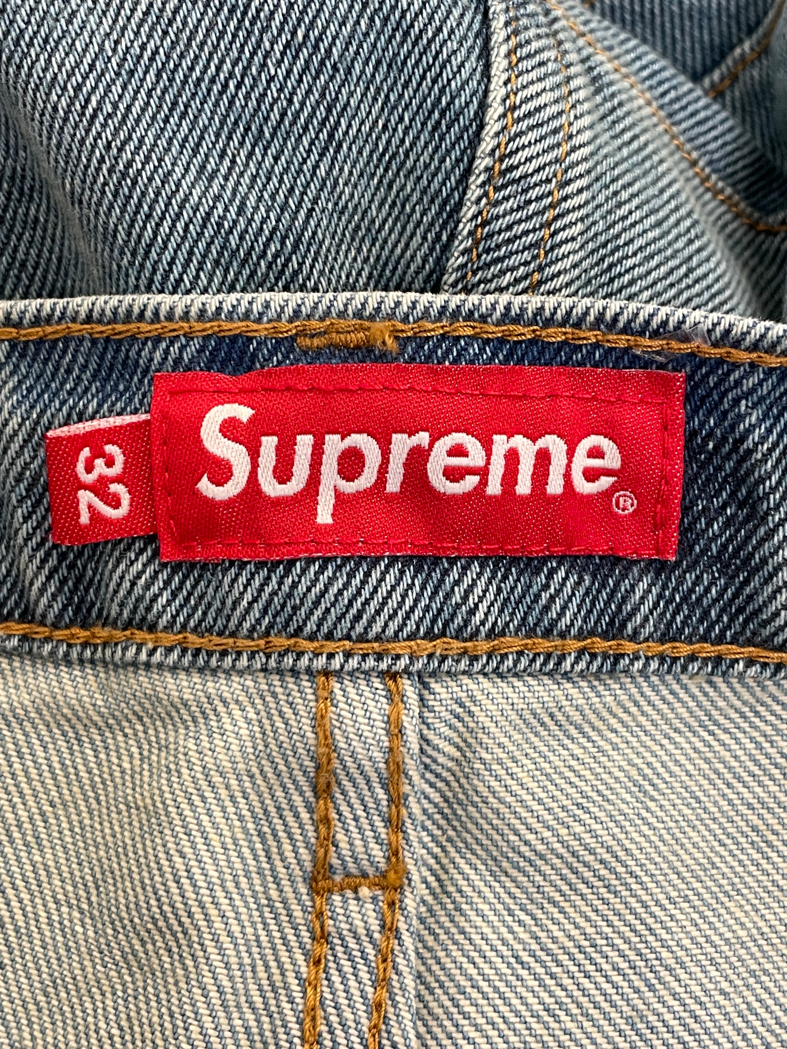 Supreme/Pants/32/Cotton/BLU/layered jeans view 3