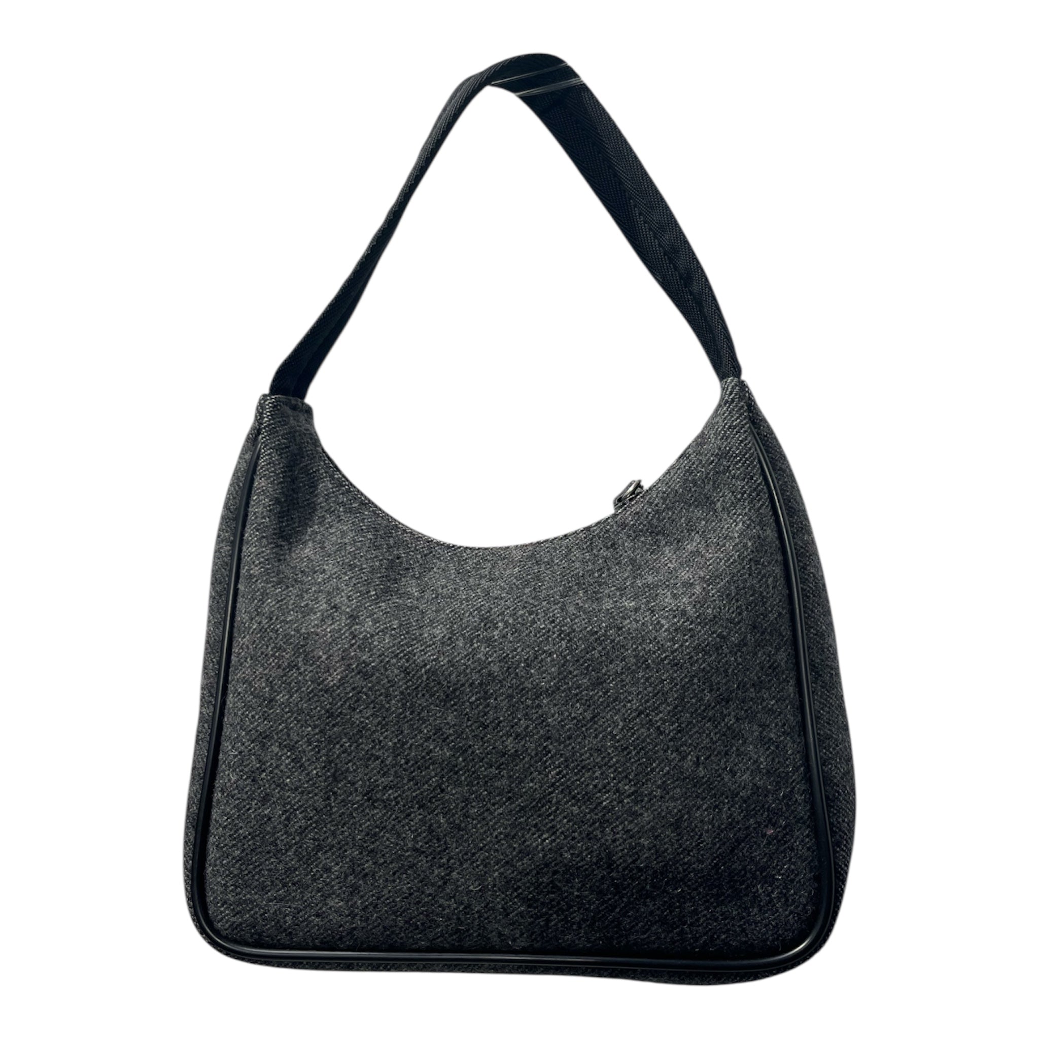 PRADA/Bag/Wool/GRY/SPORT SHOULDER BAG, BLK TRIM view 2