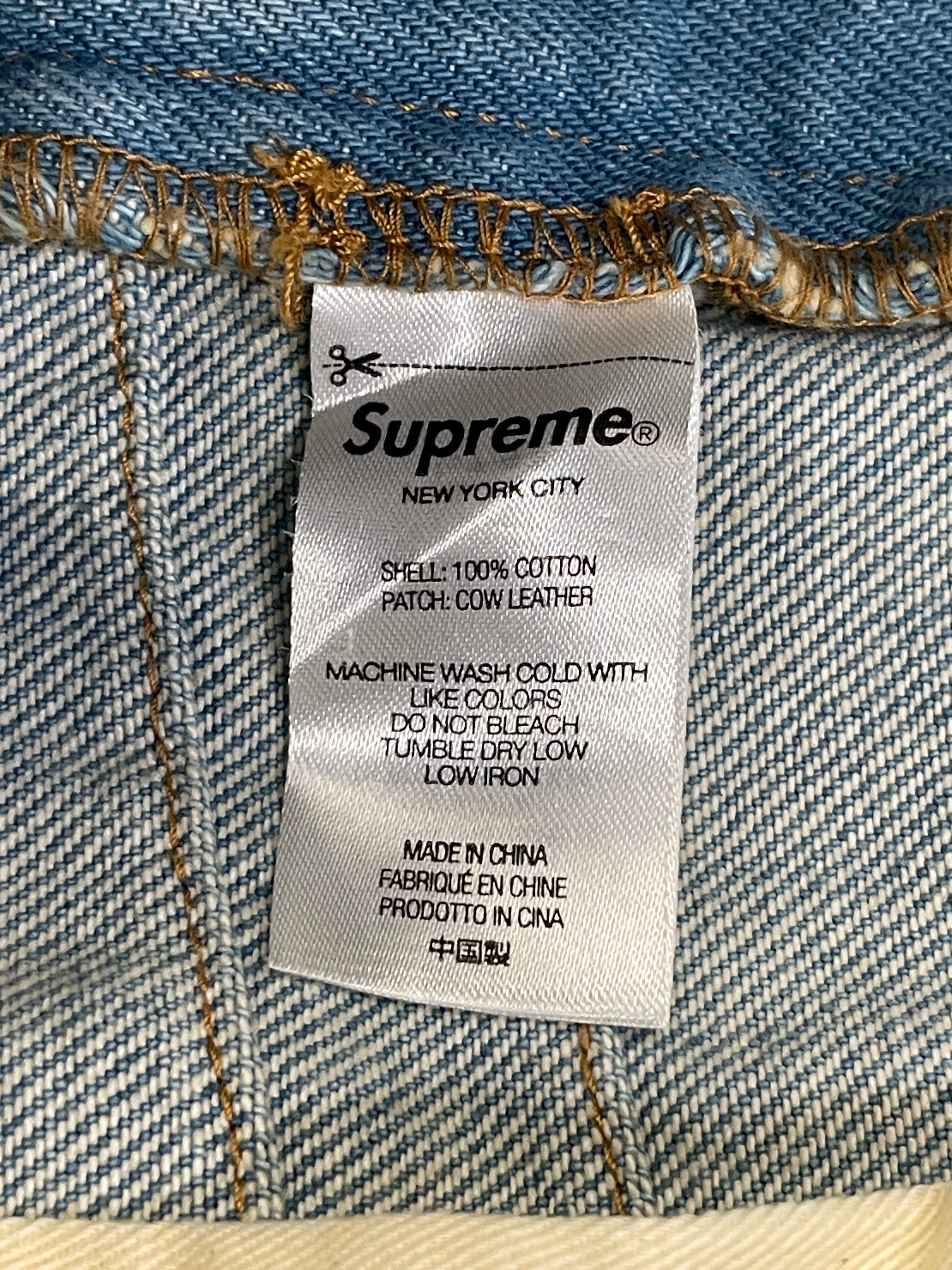 Supreme/Pants/32/Cotton/BLU/layered jeans view 5
