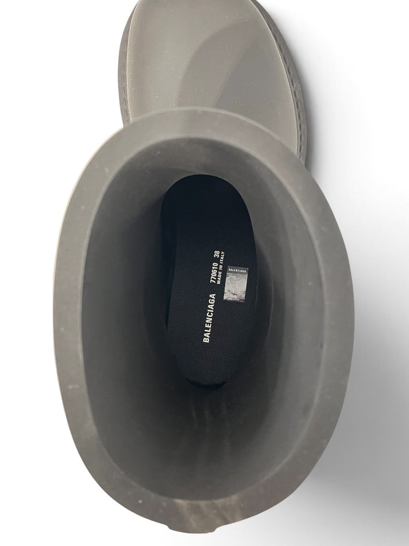 BALENCIAGA/Rain Boots/EU 38/BLK/BNWT STEROID LOWS view 4