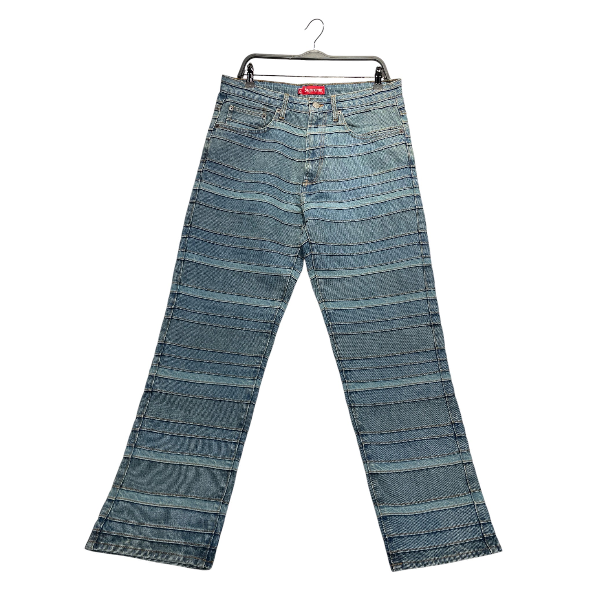 Supreme/Pants/32/Cotton/BLU/layered jeans view 1