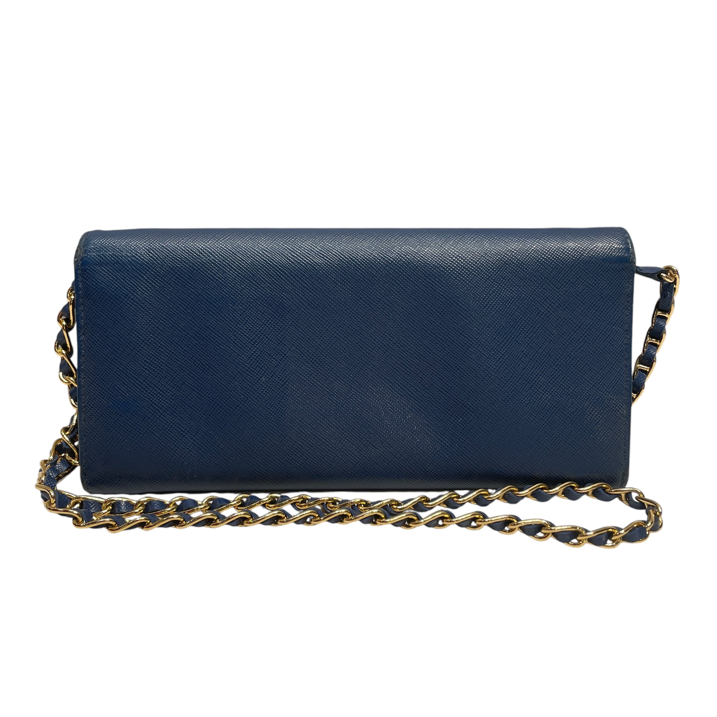 PRADA/Cross Body Bag/S/BLU/Vitello Move view 2