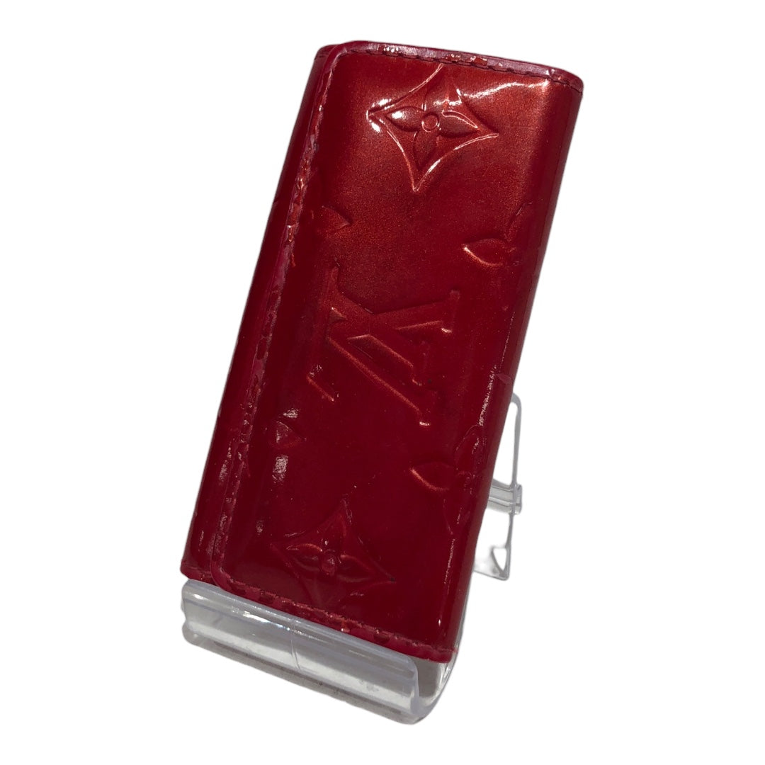 LOUIS VUITTON/Key Holder/Monogram/Leather/RED/ view 1