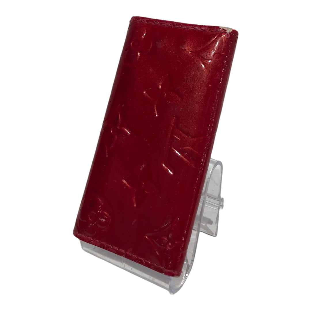 LOUIS VUITTON/Key Holder/Monogram/Leather/RED/ view 2