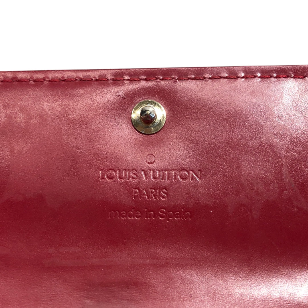 LOUIS VUITTON/Key Holder/Monogram/Leather/RED/ view 7