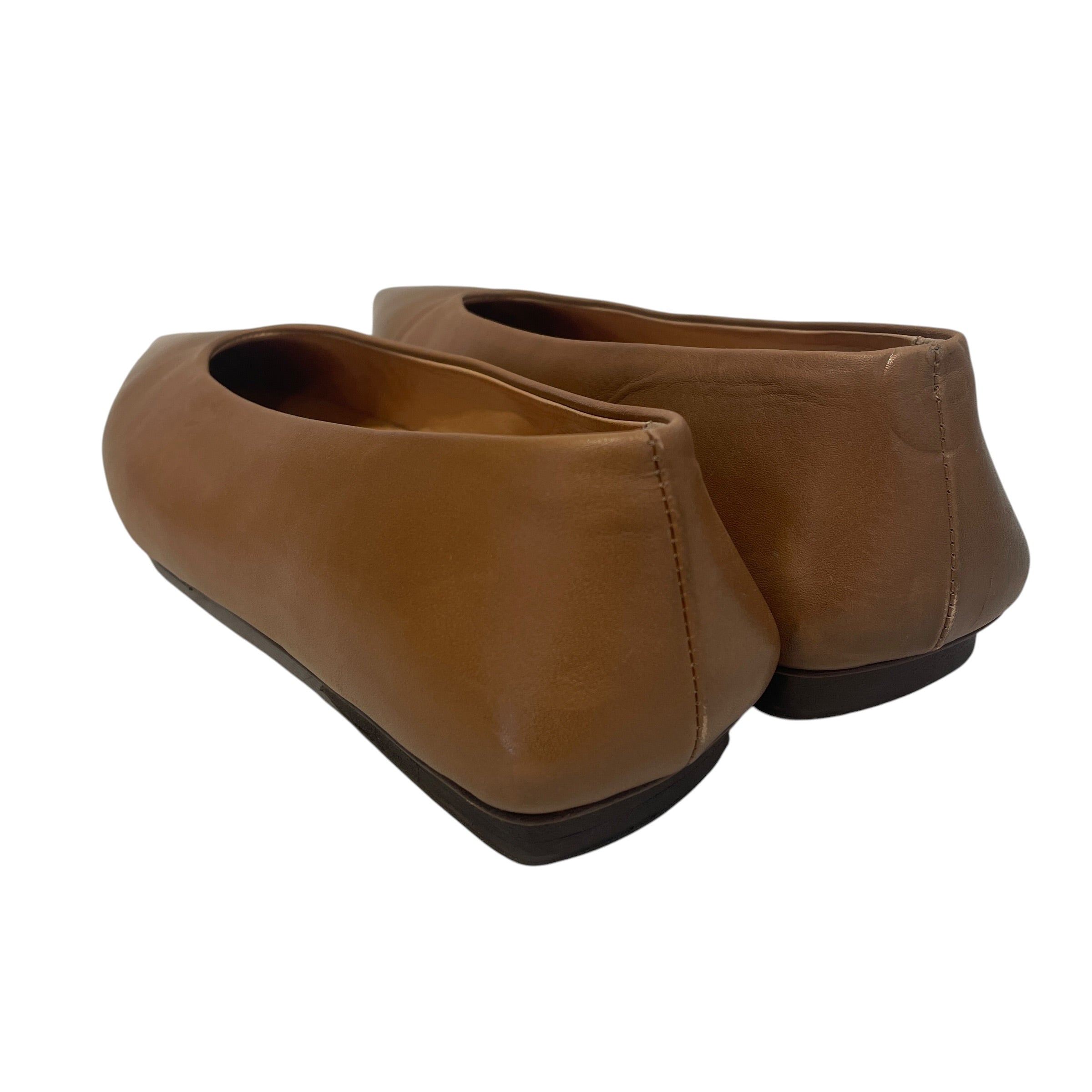 Marsell/Flat Shoes/EU 37/Leather/BEG/Pointed-Toe/Calf Ballerina Shoe view 2