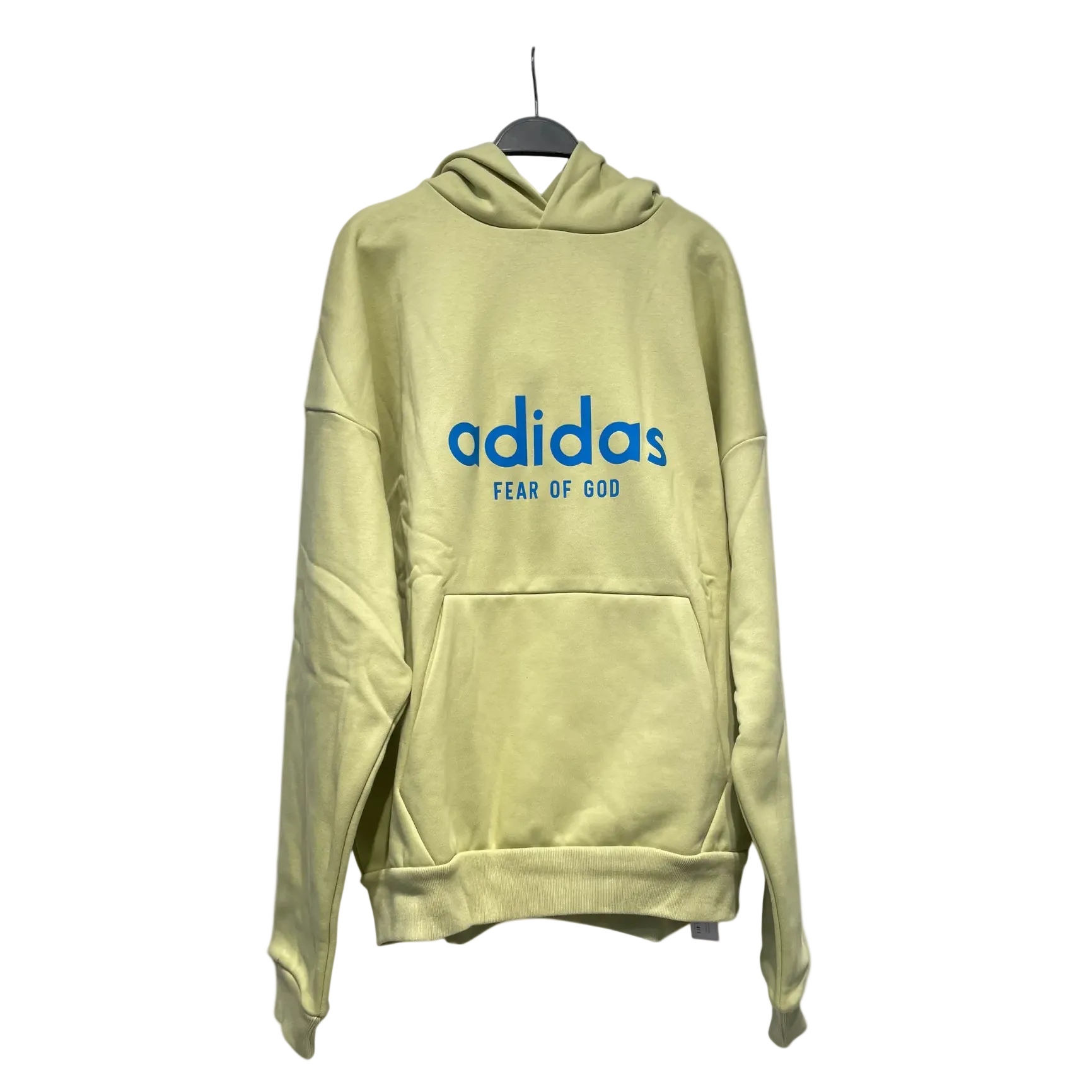 adidas/FEAR OF GOD/Hoodie/L/Cotton/GRN/BLUE ADDIAS LOGO view 1