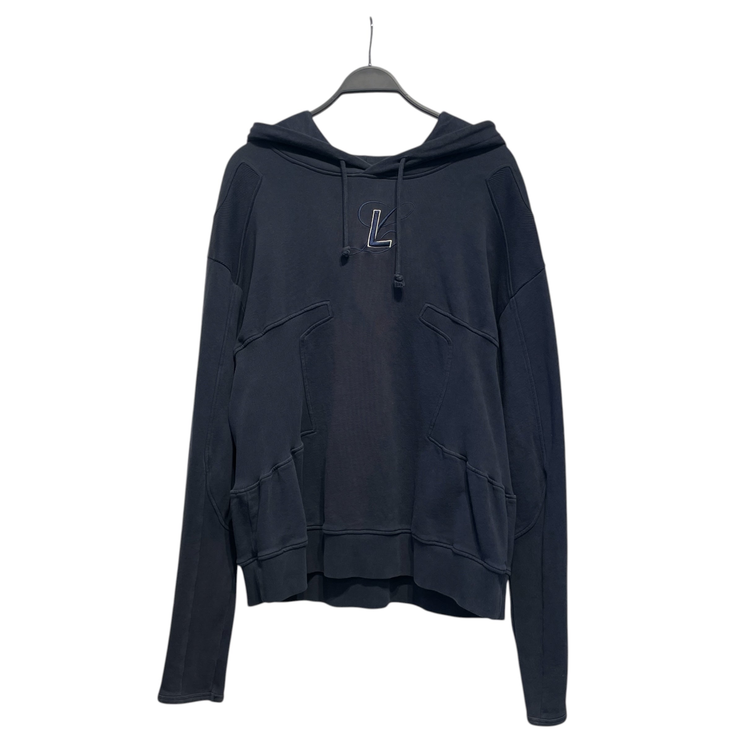 luar/Hoodie/L/Cotton/NVY/LOGO view 1