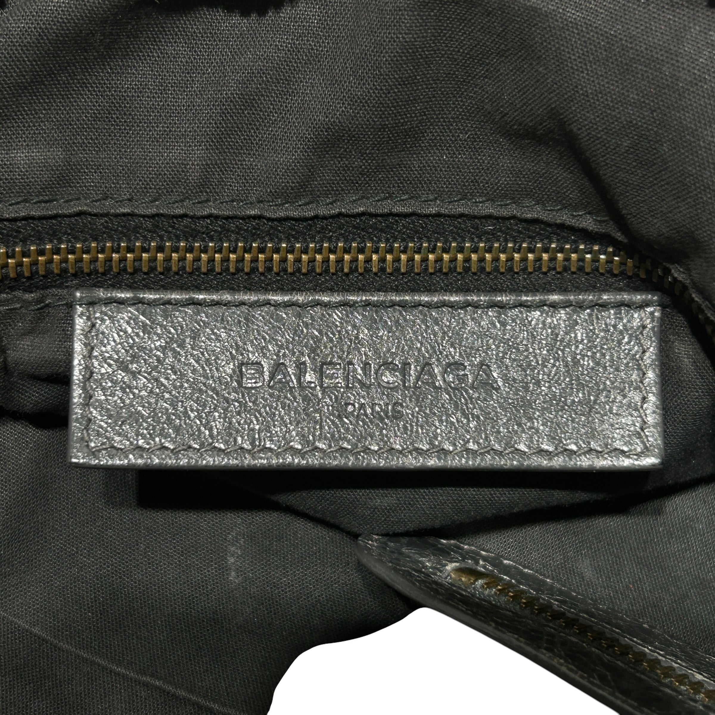 BALENCIAGA/Bag/Leather/GRY/VINTAGE CITY MOTOCROSS MEDIUM view 7