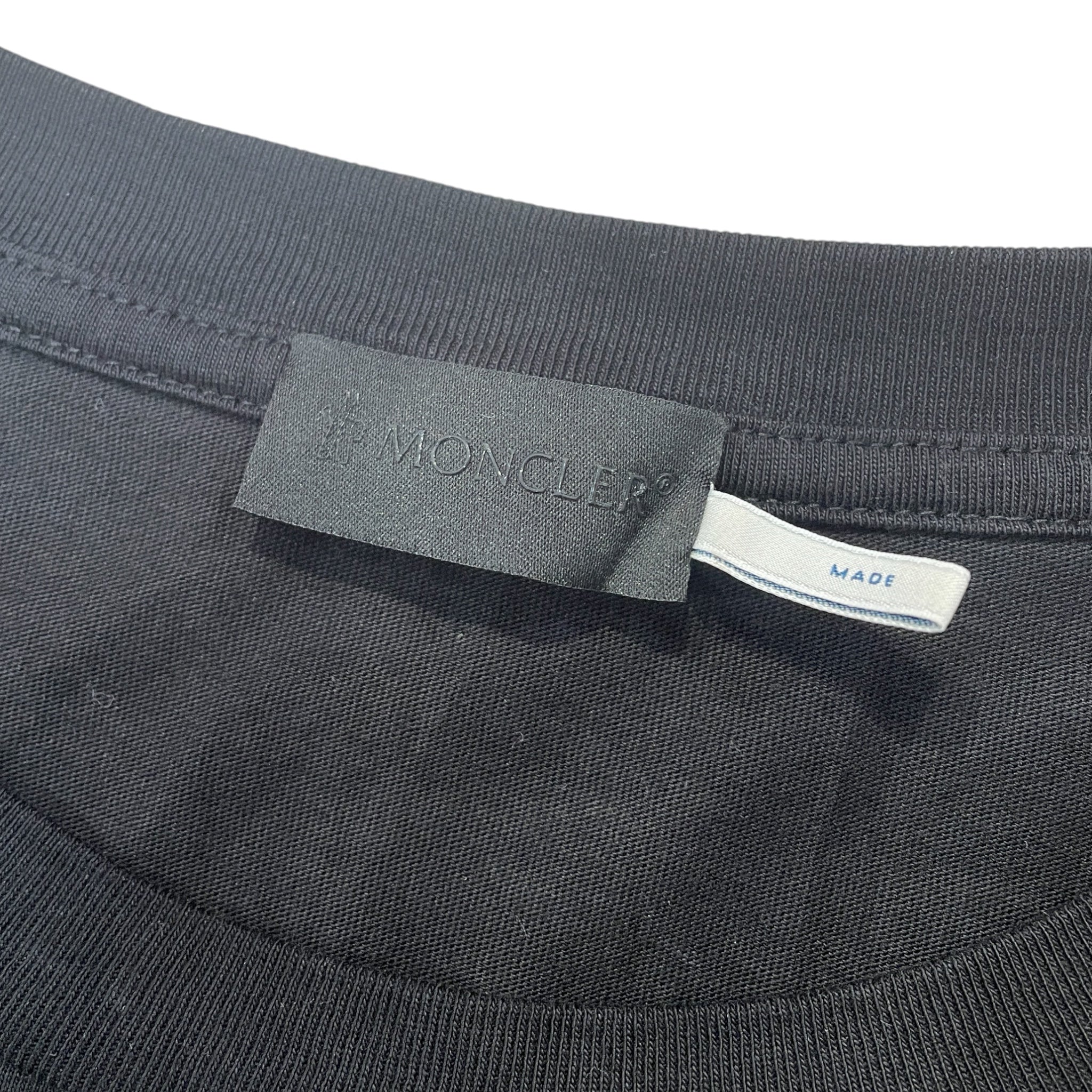 MONCLER/LS T-Shirt/L/Cotton/BLK/Graphic/ view 3