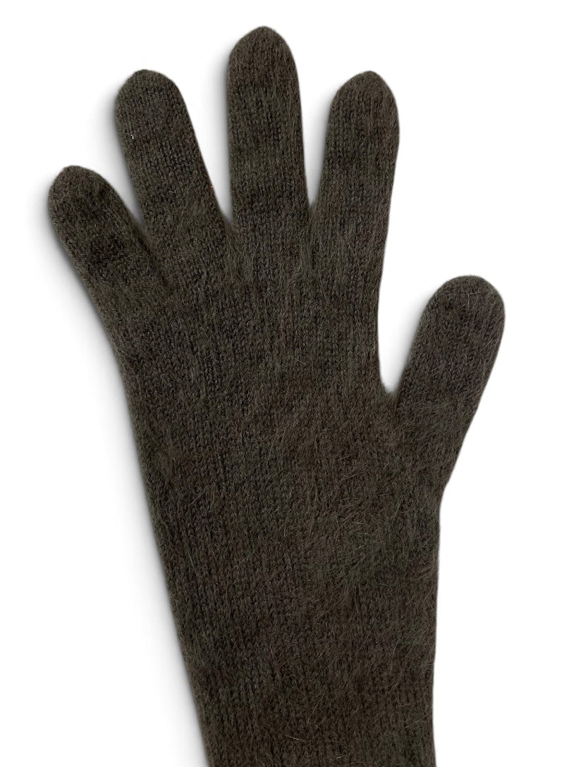 Maison Margiela/Gloves, Mittens/Wool/GRY/L's/fuzzy wool long view 3