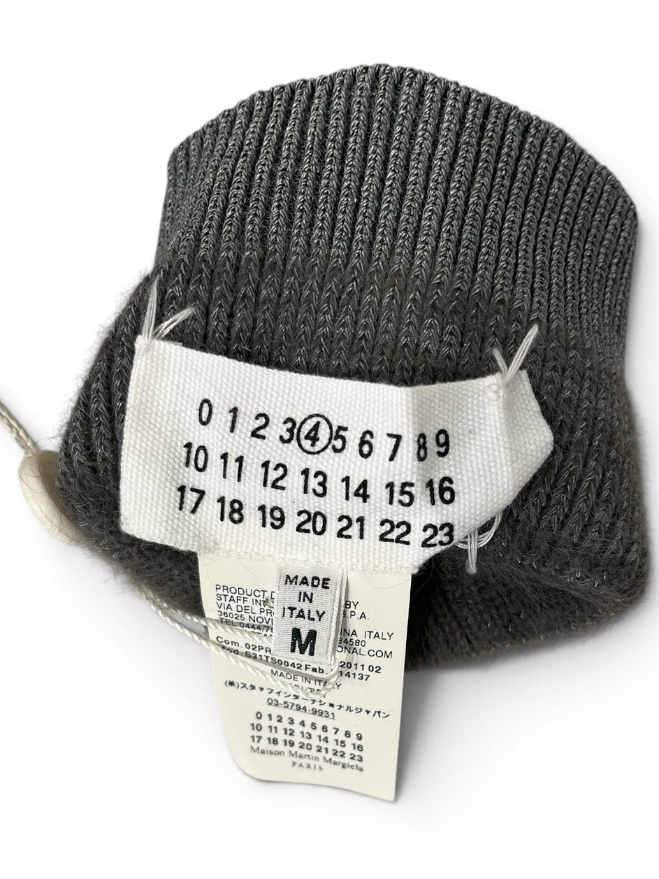 Maison Margiela/Gloves, Mittens/Wool/GRY/L's/fuzzy wool long view 4