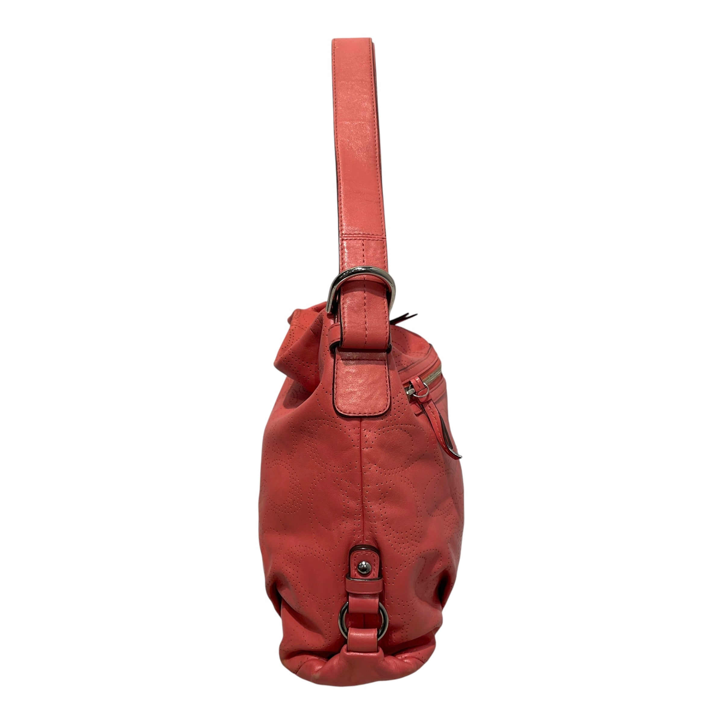 COACH/Bag/Monogram/Leather/PNK/Perferated Crossbody Logo Bag view 2