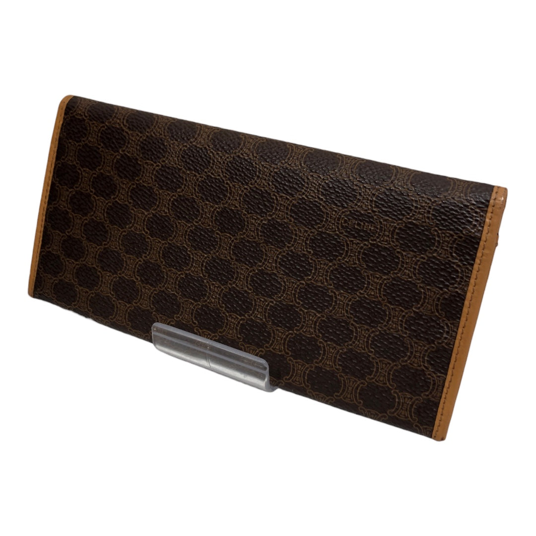 CELINE/Bifold Wallet/Monogram/Leather/BRW/ view 2
