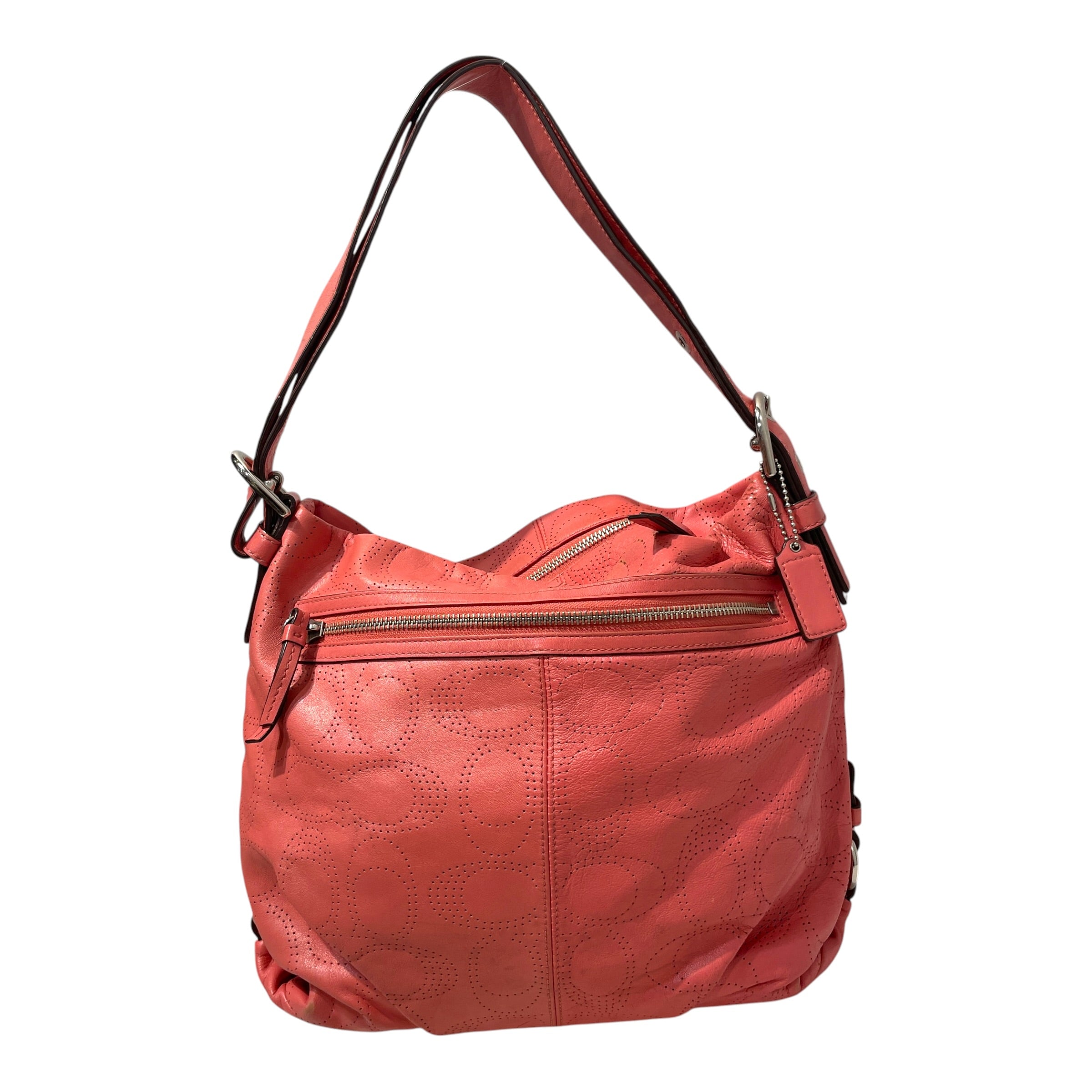 COACH/Bag/Monogram/Leather/PNK/Perferated Crossbody Logo Bag view 3