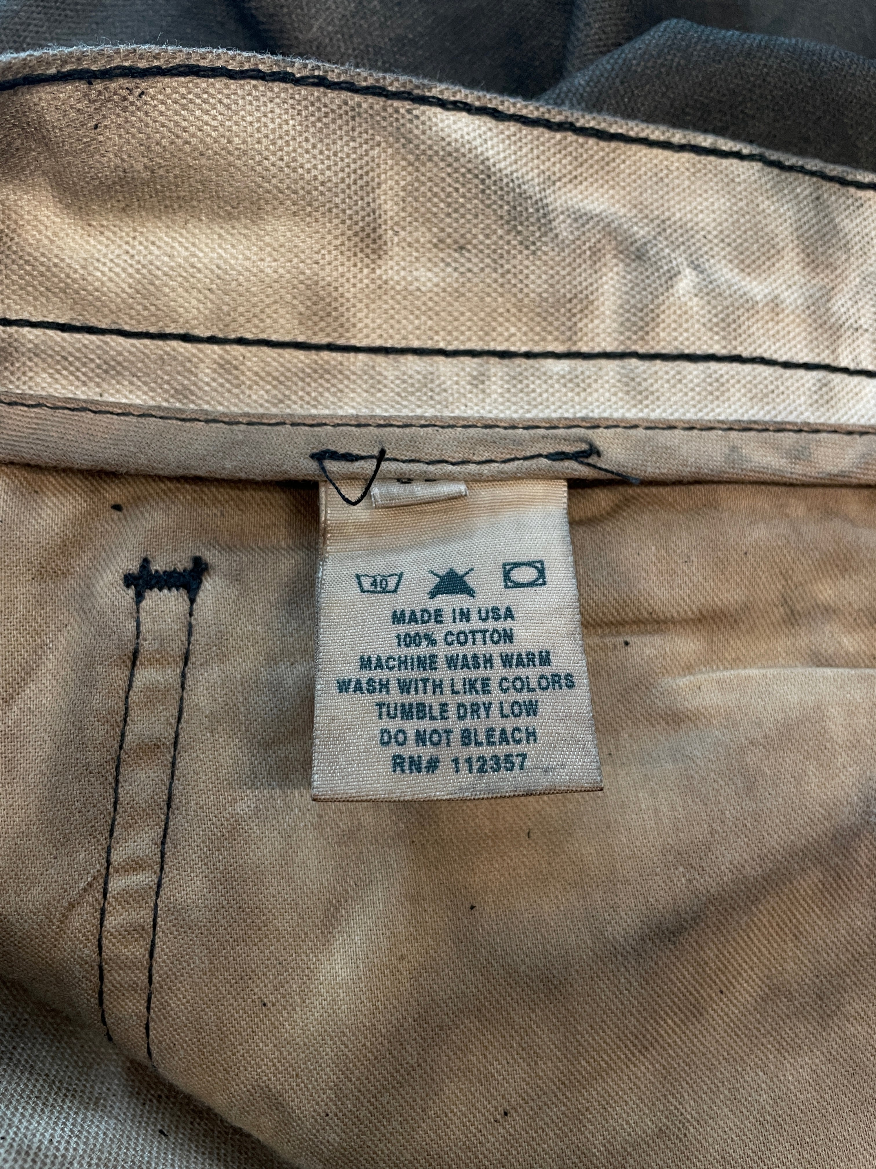 Rick Owens/Skinny Pants/33/Denim/BRW/SLAB\WAXED BURNTOUT DENIM view 4