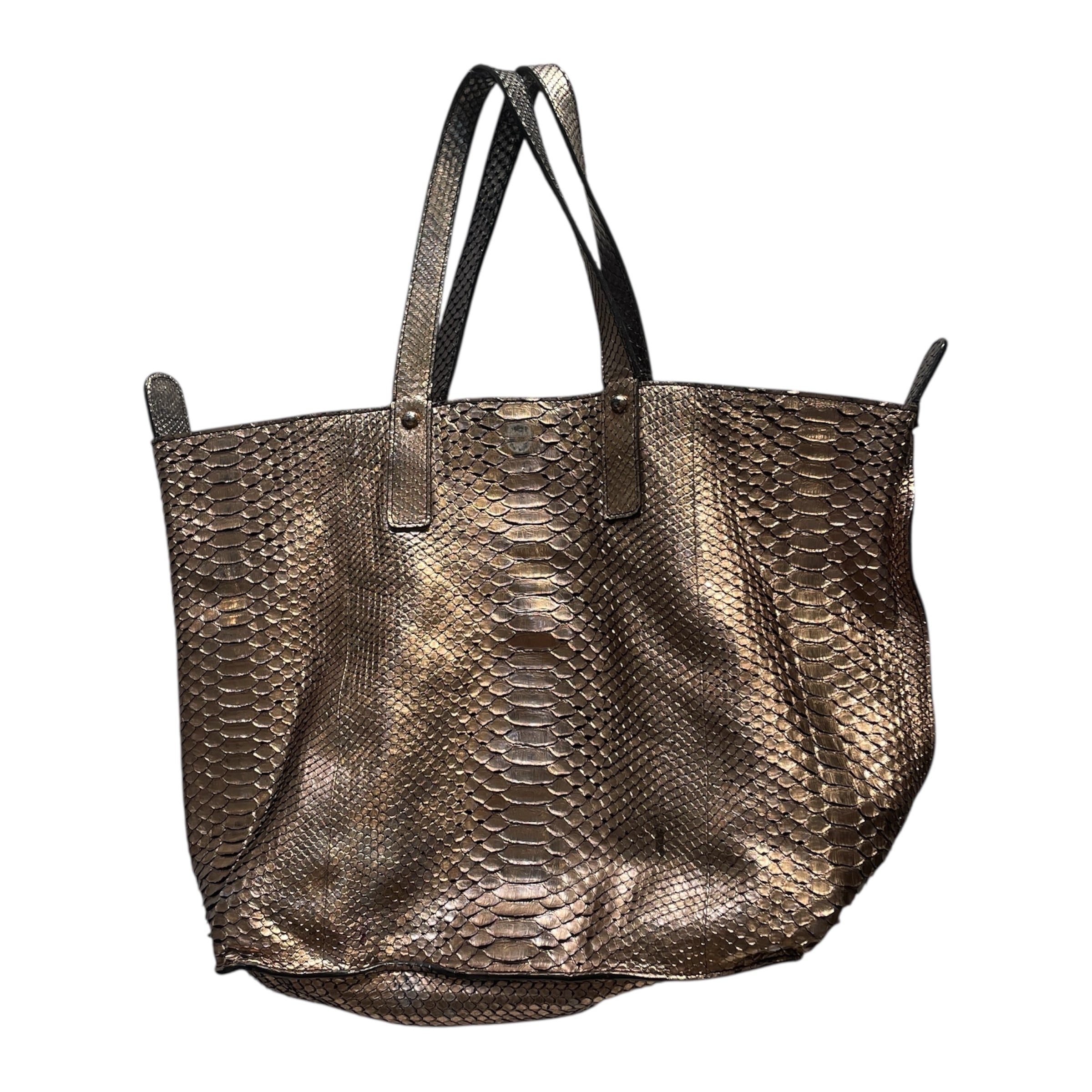 Zagliani/Tote Bag/Animal Pattern/Leather/GLD/Snake Skin Bag view 2