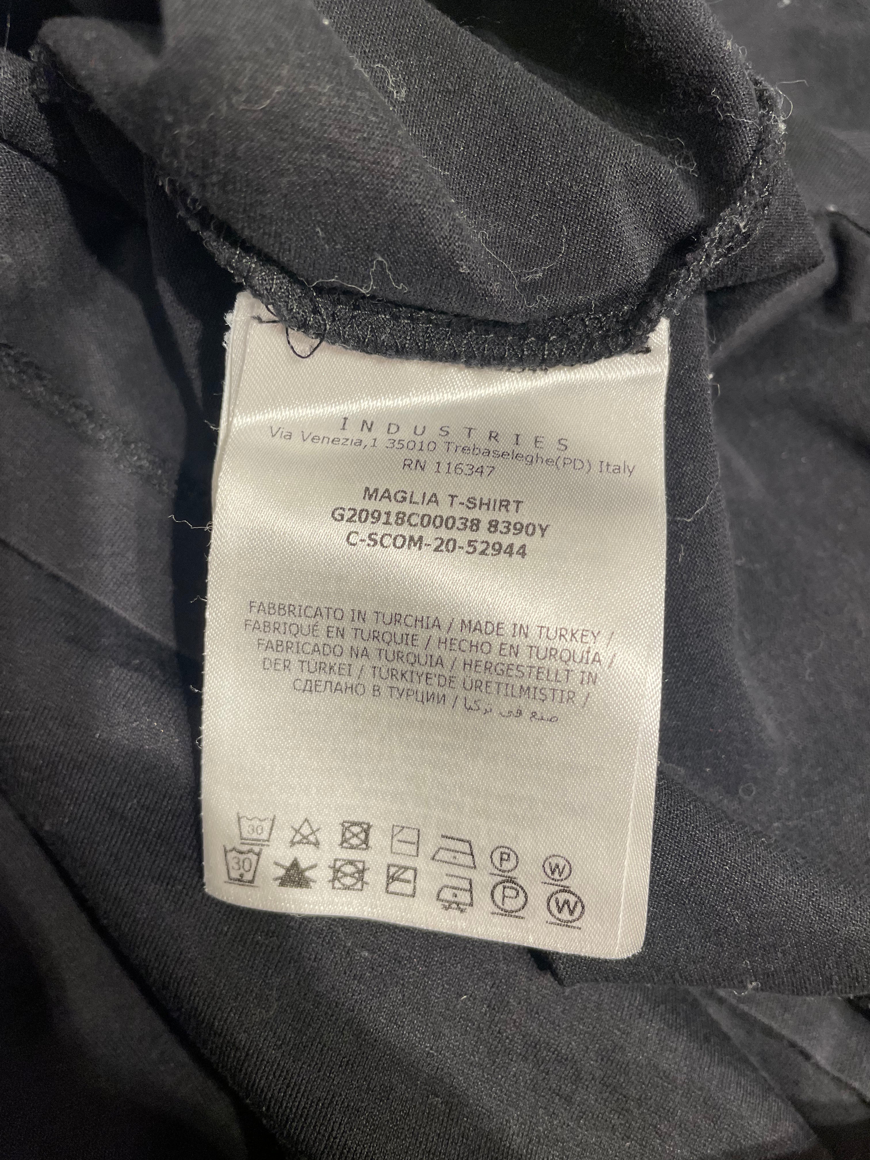MONCLER/T-Shirt/M/Cotton/BLK/double chest logo view 4