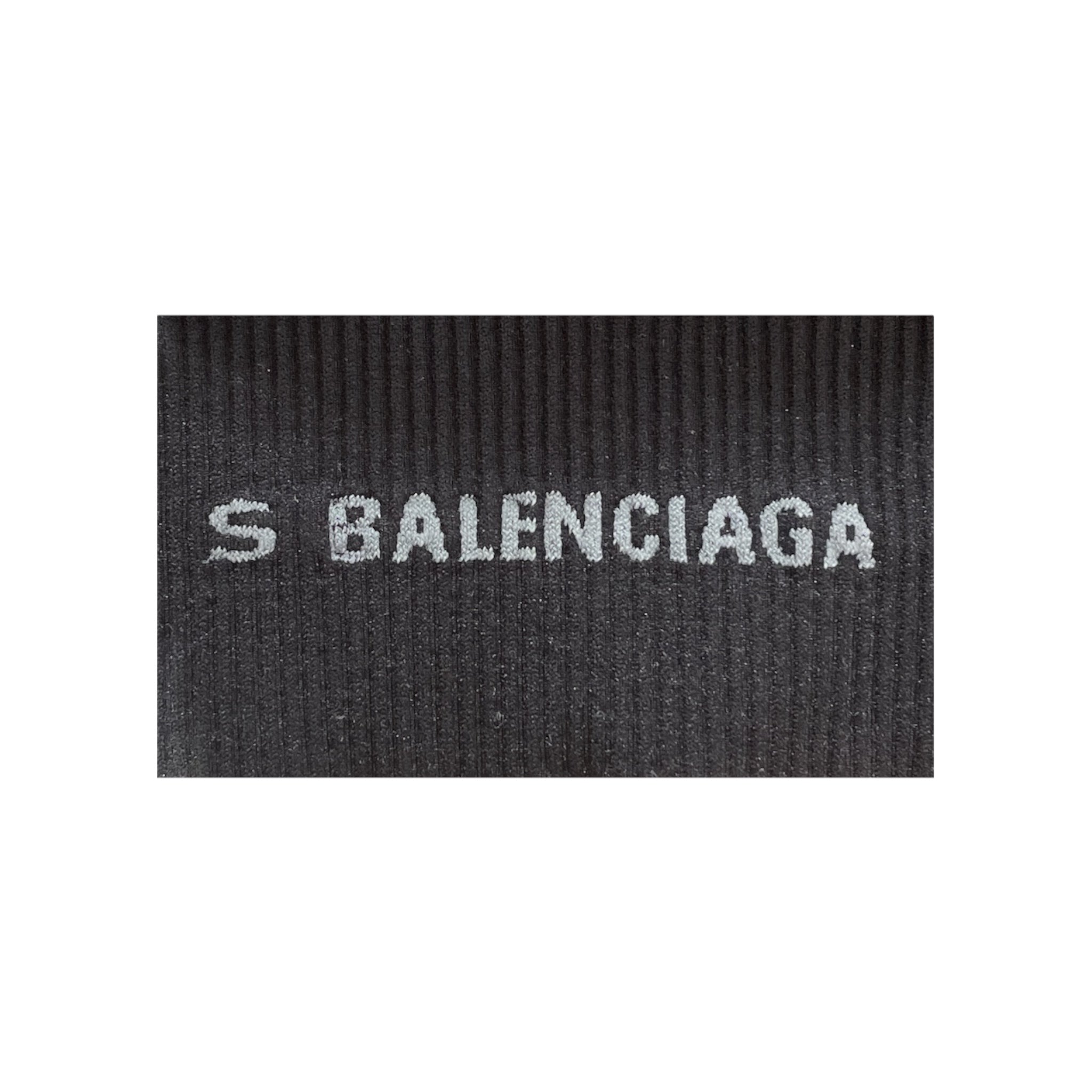 BALENCIAGA/LS T-Shirt/S/BLK/oversized top view 3