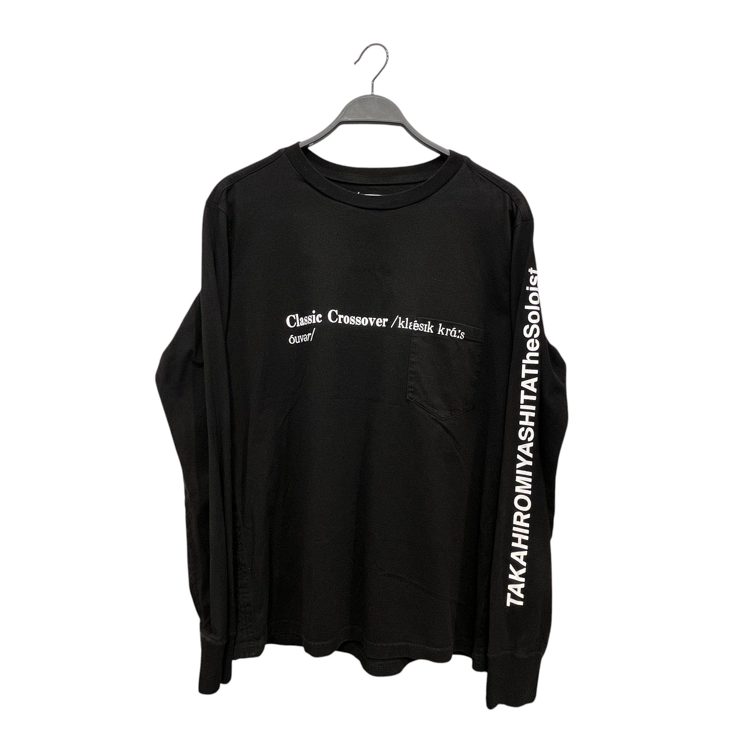 TAKAHIROMIYASHITA TheSoloist./LS T-Shirt/50/Cotton/BLK/All Over Print/Classic Crossover T shirt view 1