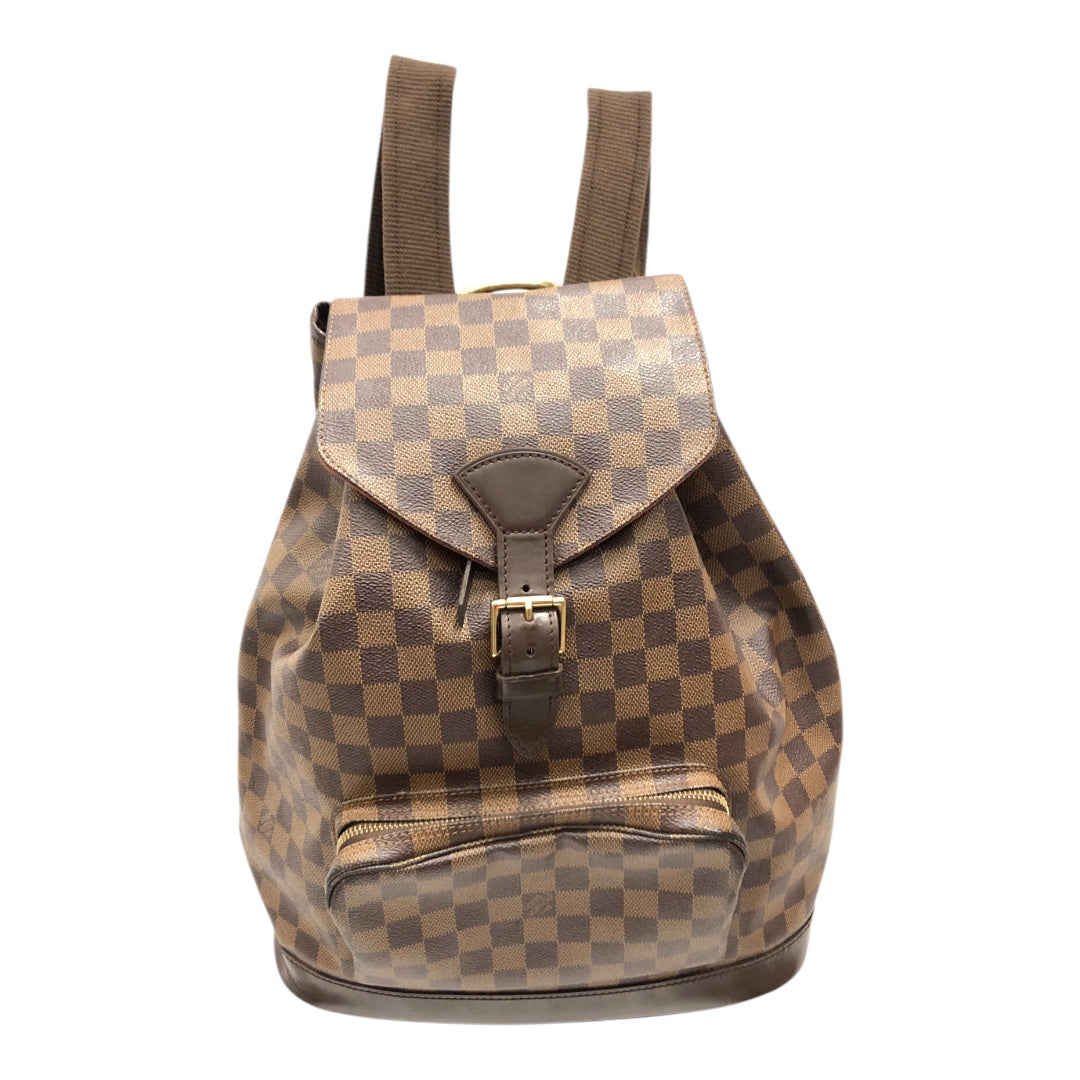 LOUIS VUITTON/Backpack/All Over Print/BRW/Damier Ebene Montsouris MM view 1