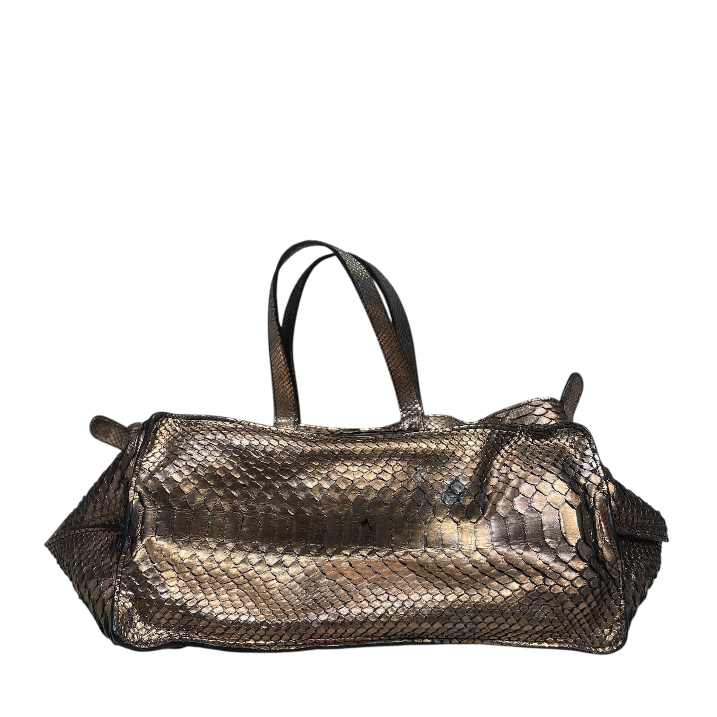 Zagliani/Tote Bag/Animal Pattern/Leather/GLD/Snake Skin Bag view 4