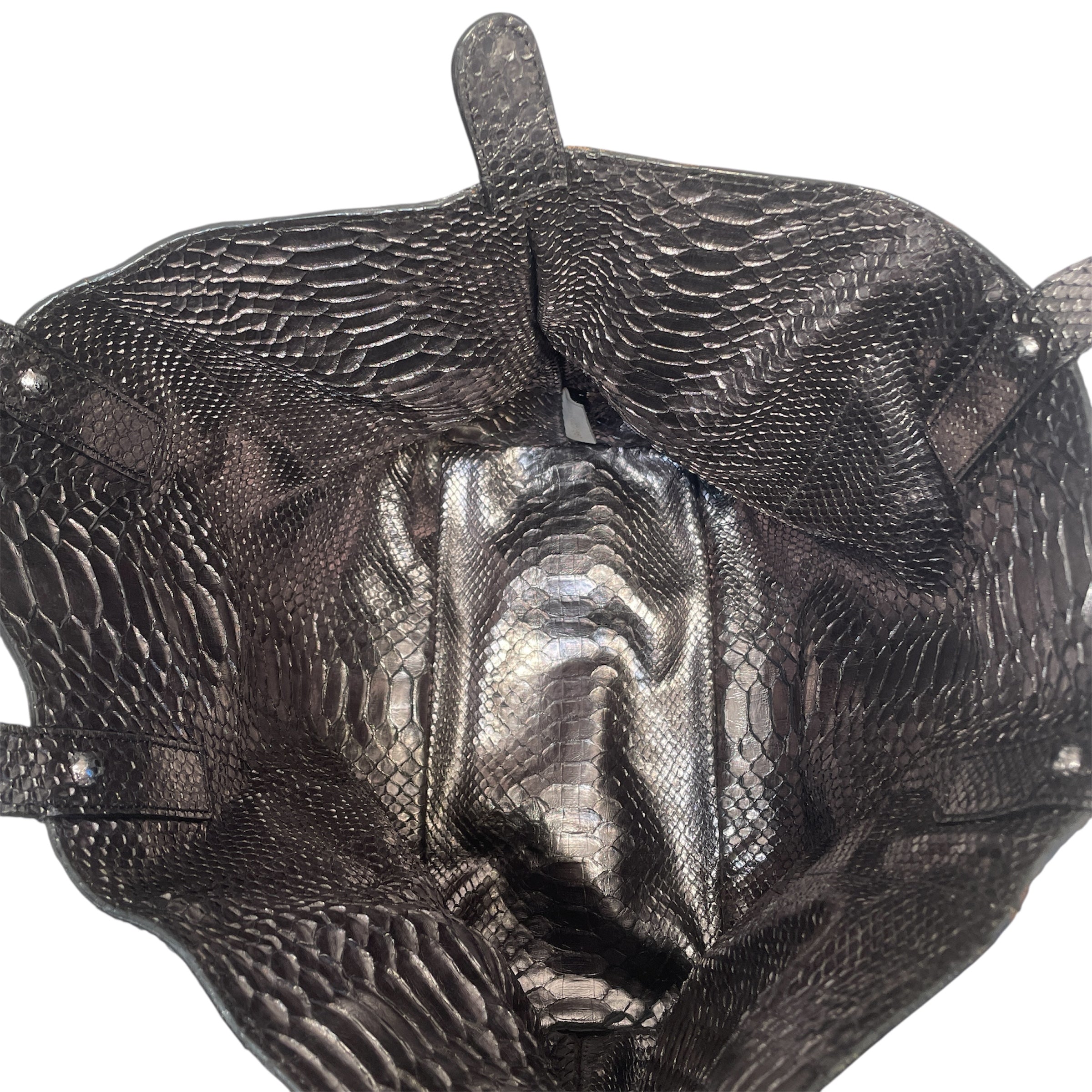 Zagliani/Tote Bag/Animal Pattern/Leather/GLD/Snake Skin Bag view 5