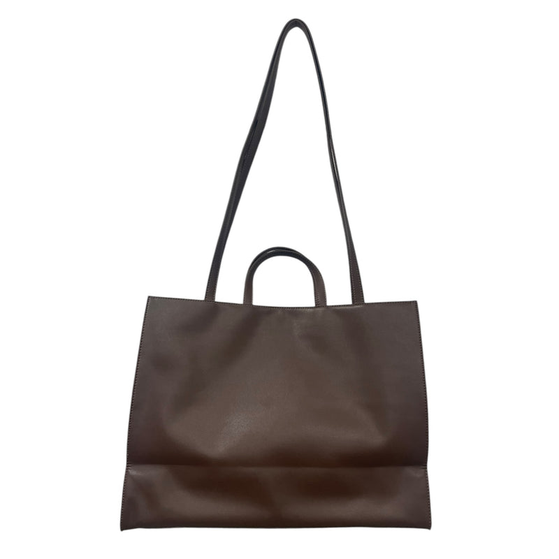 Telfar/Tote Bag/L/Leather/BRW/RN 129153