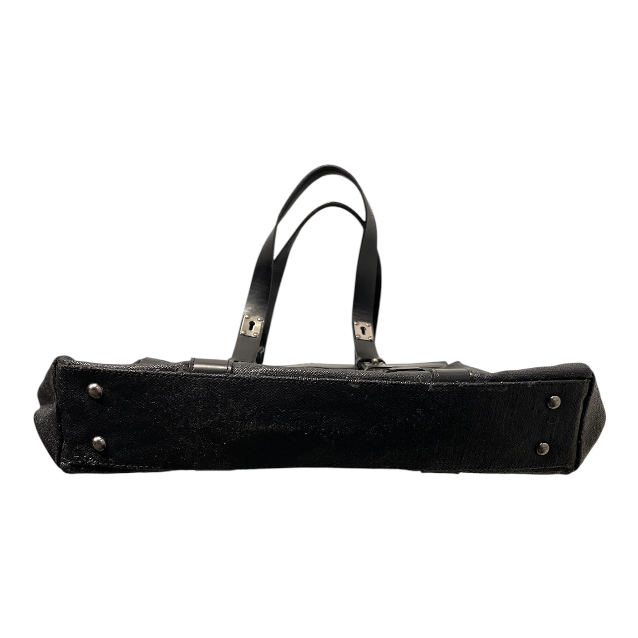 Jean Paul Gaultier/Tote Bag/OS/Leather/BLK/KEYHOLE WAX LEATHER TOTE view 3