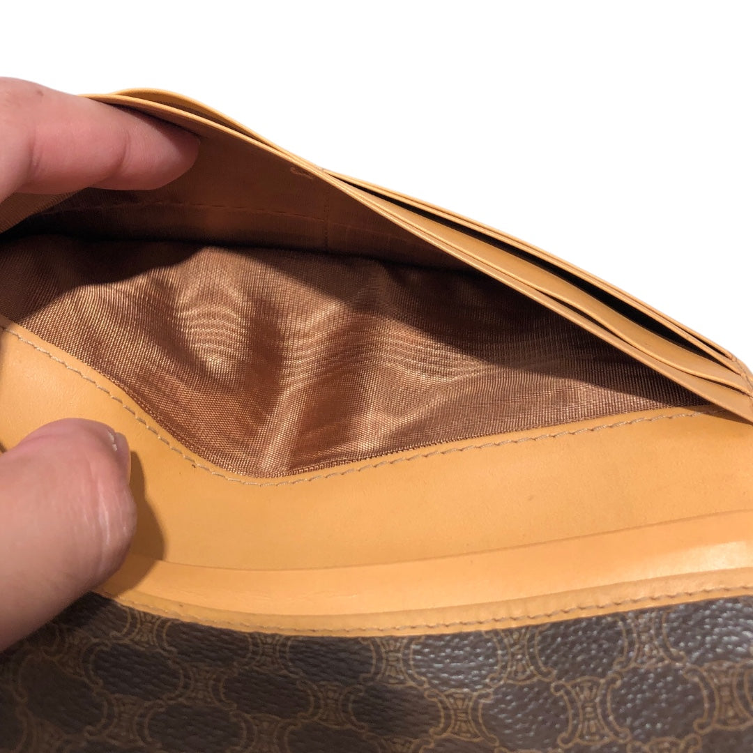 CELINE/Bifold Wallet/Monogram/Leather/BRW/ view 8