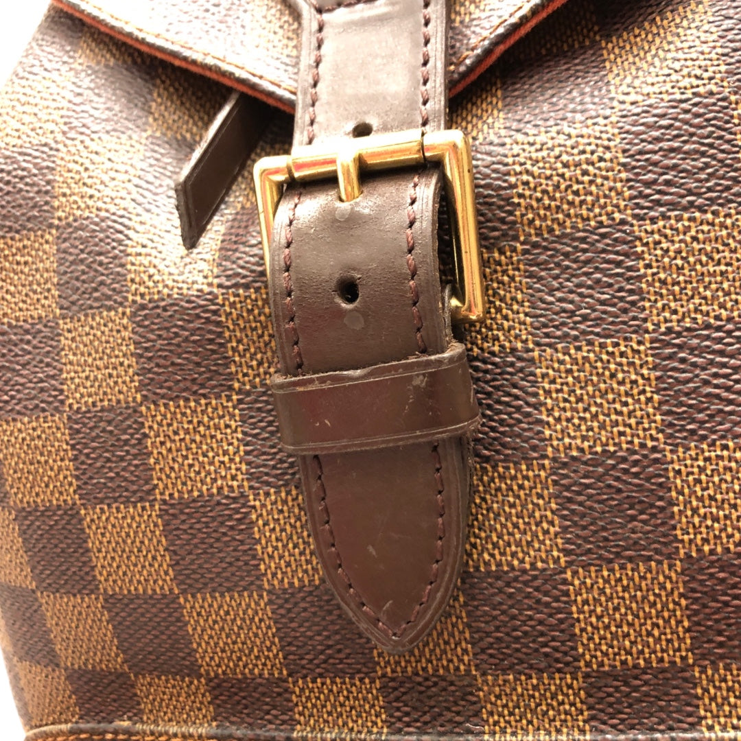 LOUIS VUITTON/Backpack/All Over Print/BRW/Damier Ebene Montsouris MM view 3