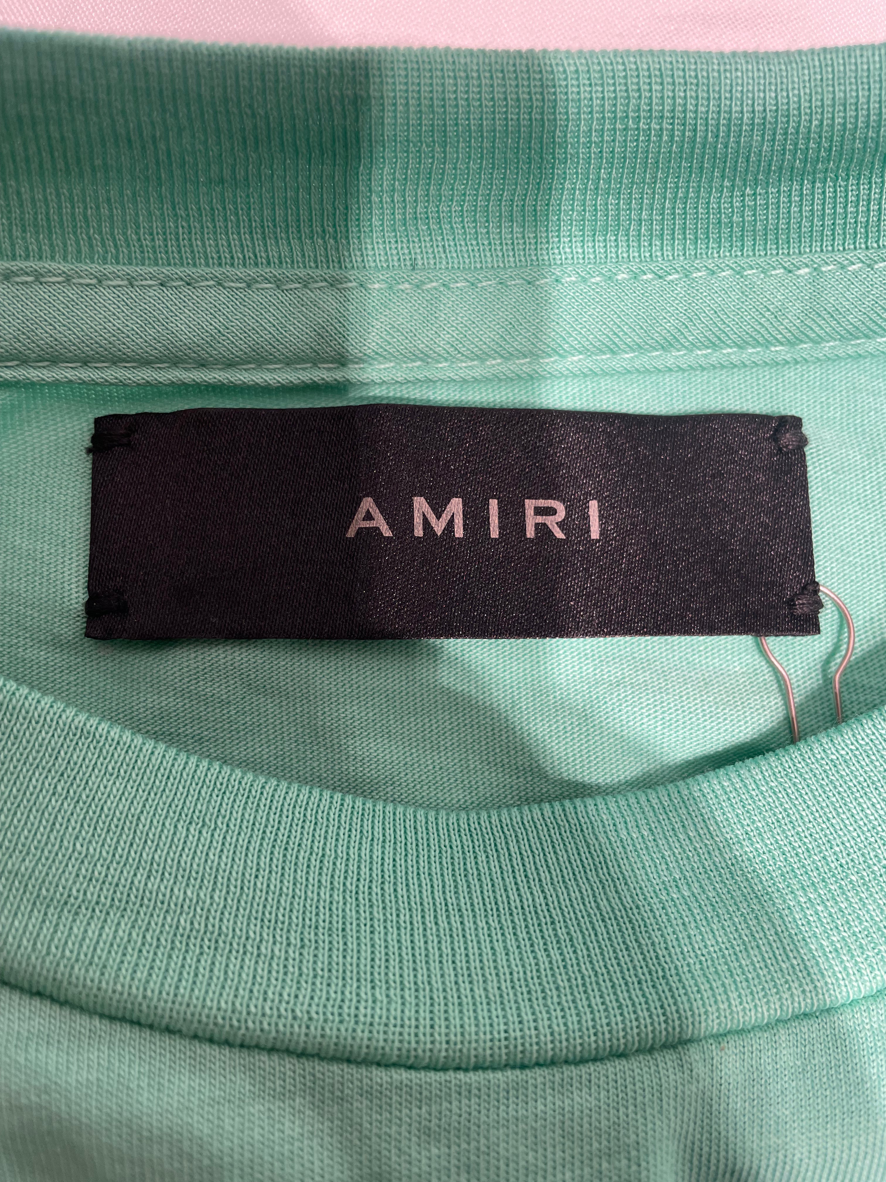 AMIRI/T-Shirt/L/BLU/Graphic/star pocket logo tee view 3