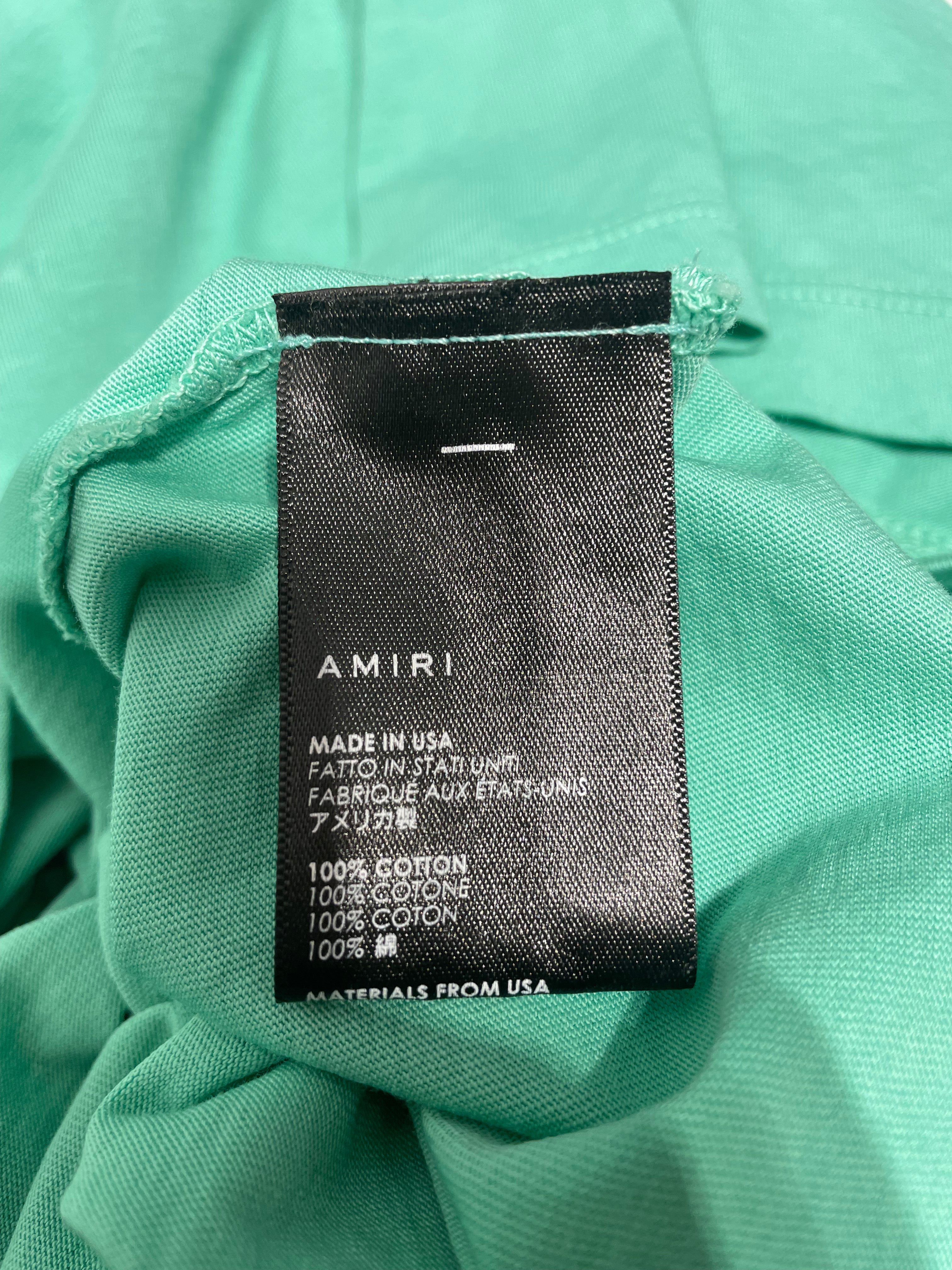 AMIRI/T-Shirt/L/BLU/Graphic/star pocket logo tee view 4