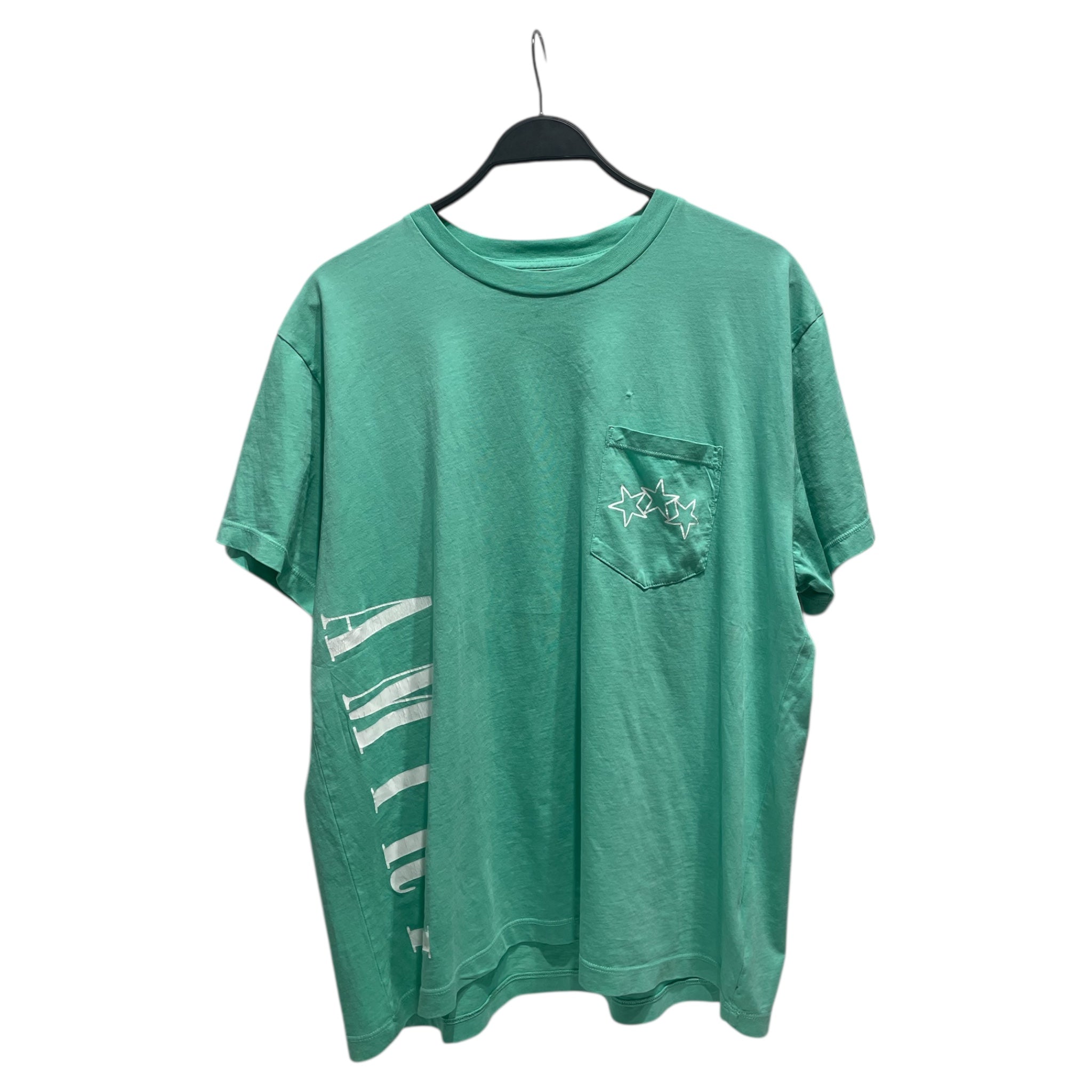 AMIRI/T-Shirt/L/BLU/Graphic/star pocket logo tee view 1