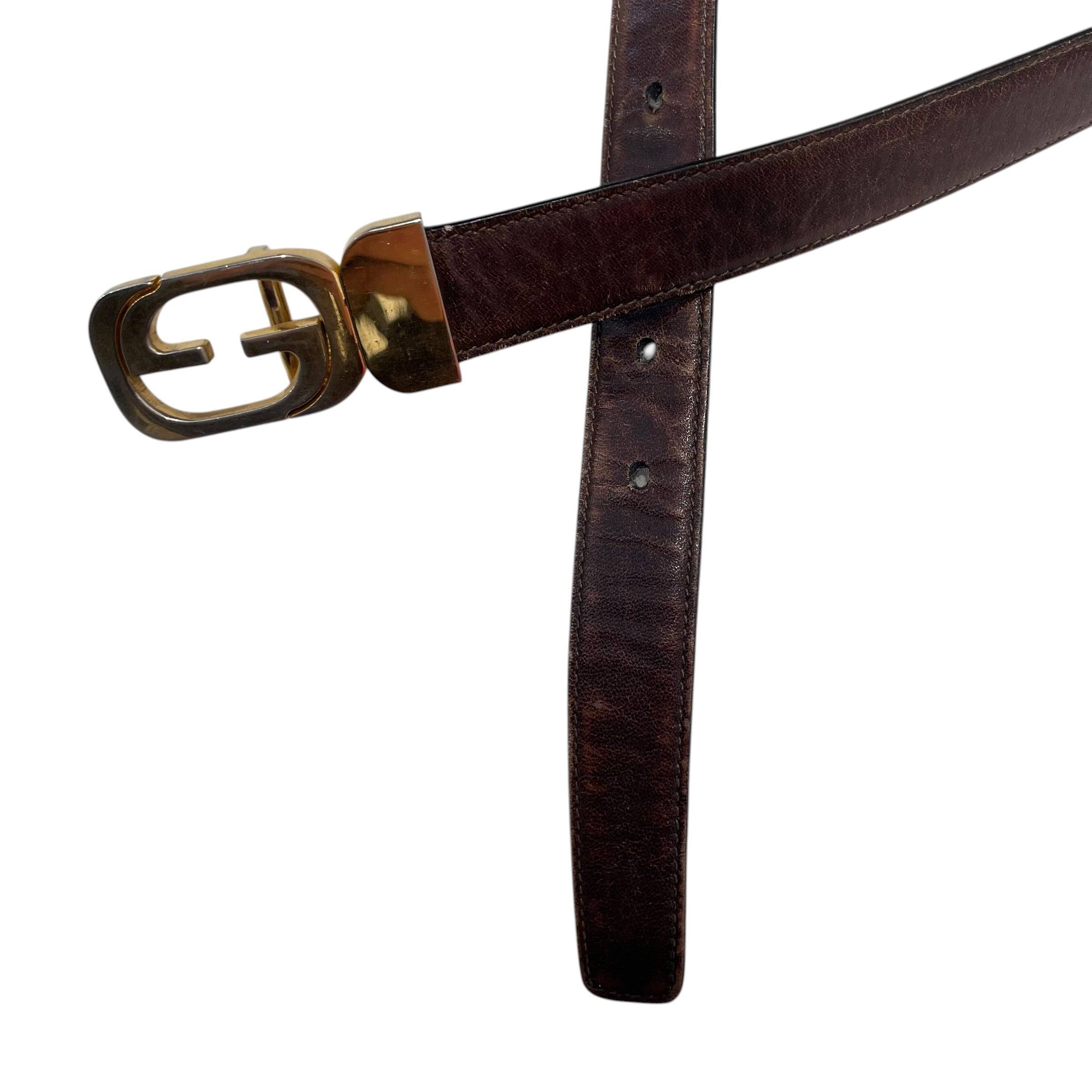 GUCCI/Accessories/Leather/BRW/Vintage Reversible Belt view 1