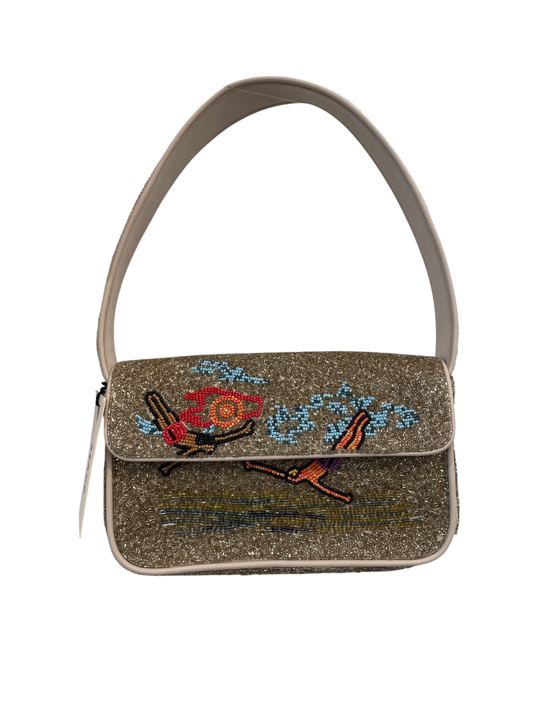 STAUD/Hand Bag/All Over Print/GRY/STAUDE TOMMY BEADED BAG view 1