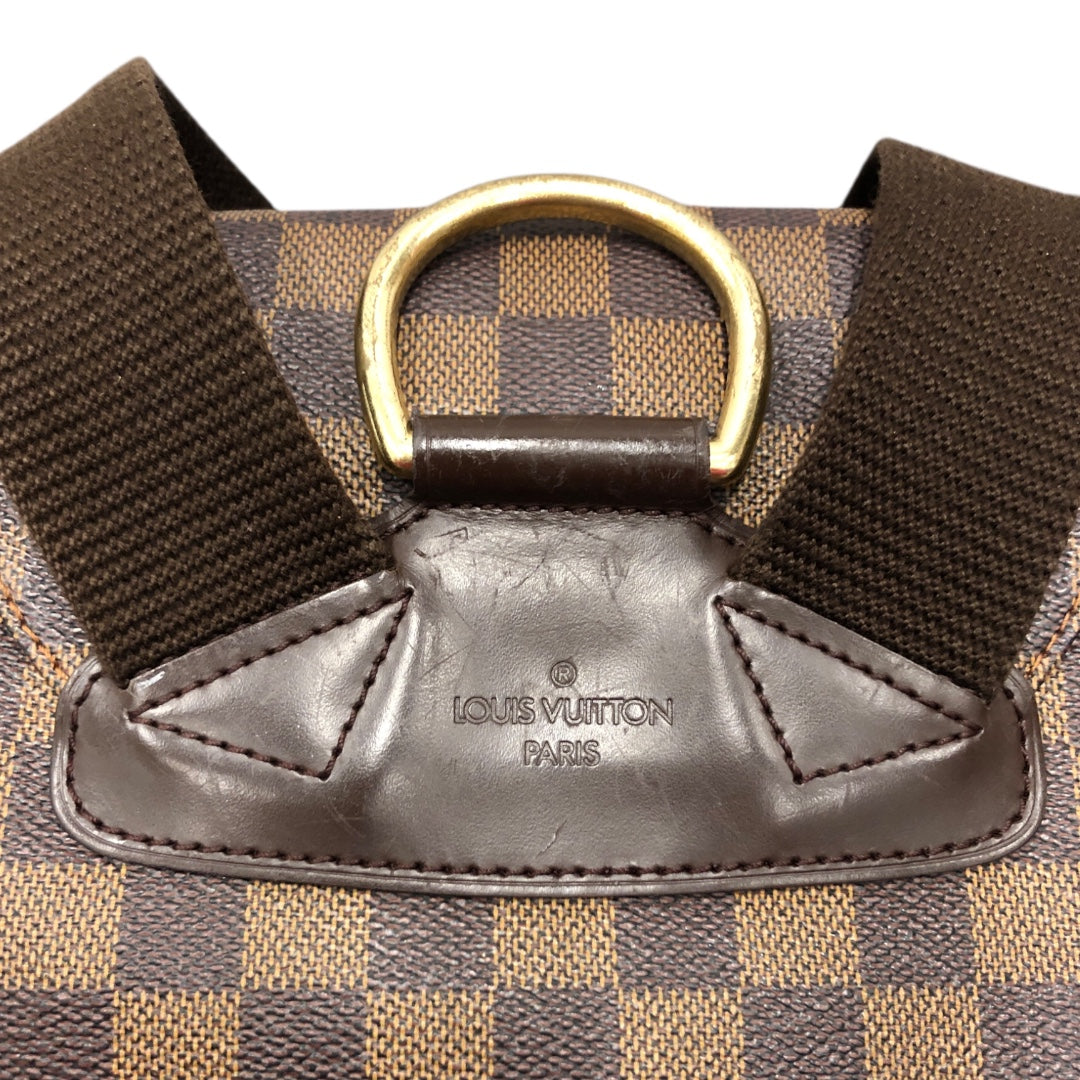 LOUIS VUITTON/Backpack/All Over Print/BRW/Damier Ebene Montsouris MM view 9