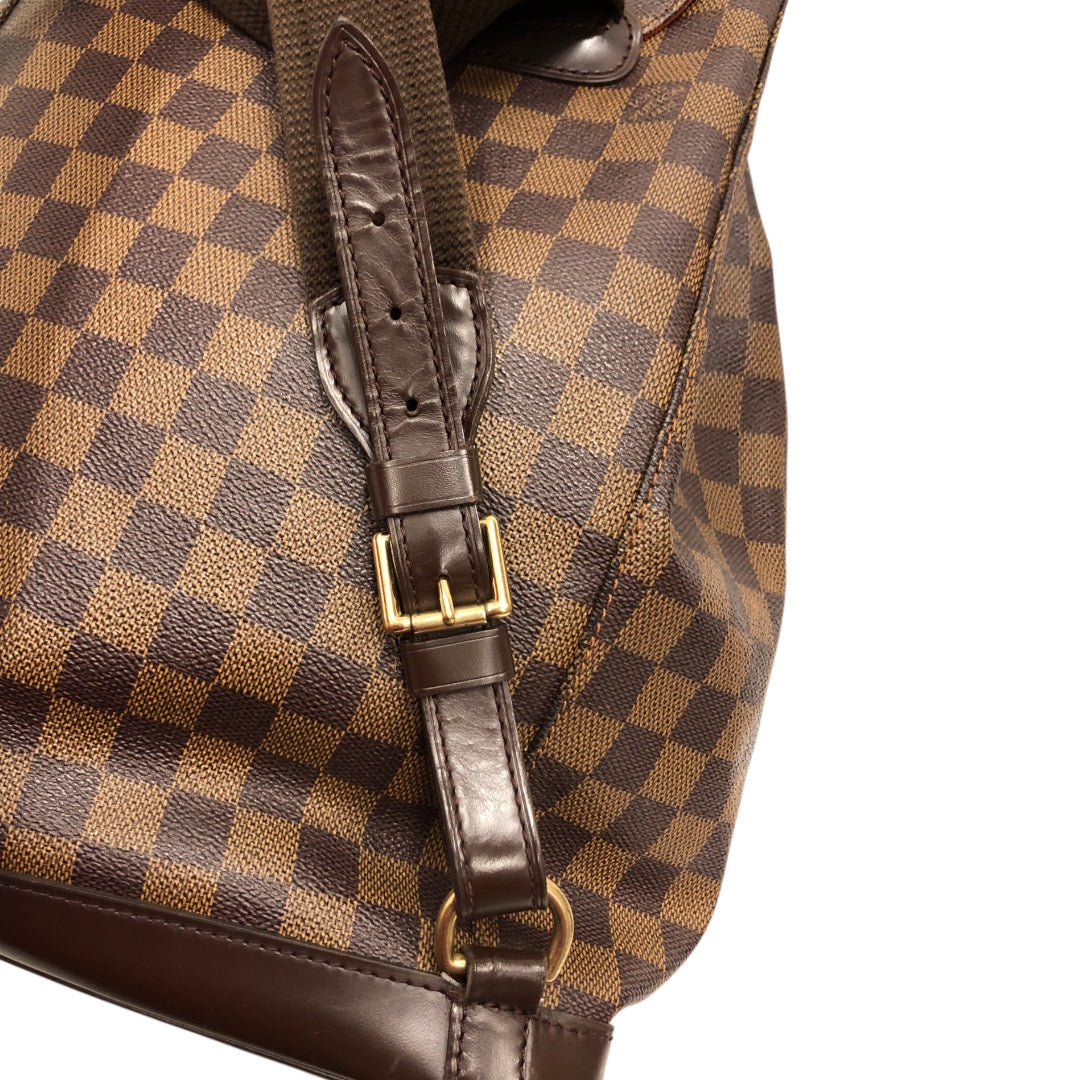 LOUIS VUITTON/Backpack/All Over Print/BRW/Damier Ebene Montsouris MM view 11