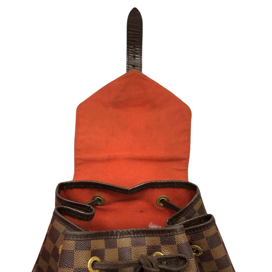 LOUIS VUITTON/Backpack/All Over Print/BRW/Damier Ebene Montsouris MM view 12