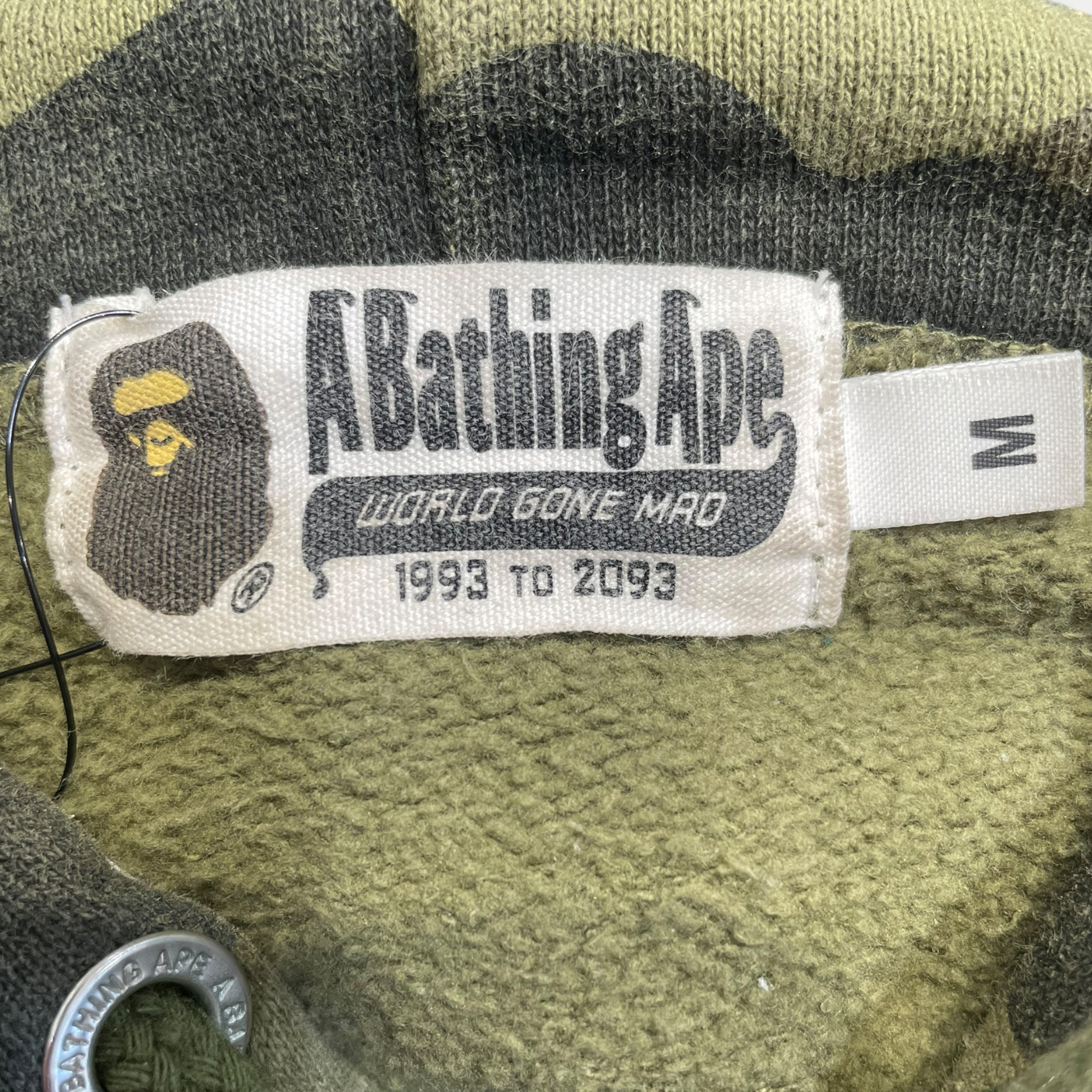 A BATHING APE/Hoodie/M/Camouflage/Cotton/GRN/BATHING APE view 3