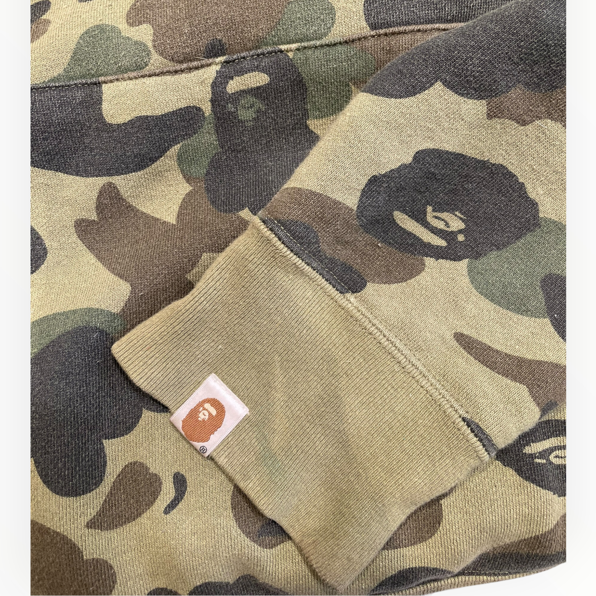 A BATHING APE/Hoodie/M/Camouflage/Cotton/GRN/BATHING APE view 5