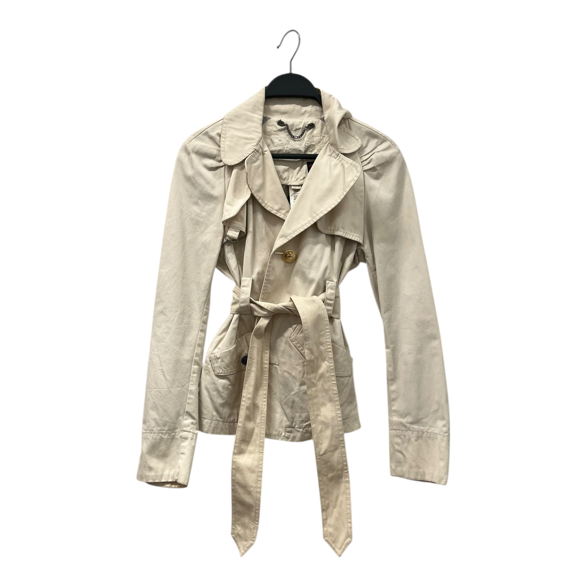 DIESEL/Coat/XS/Cotton/CRM/3-12-12 GOLD BUTTONS view 1