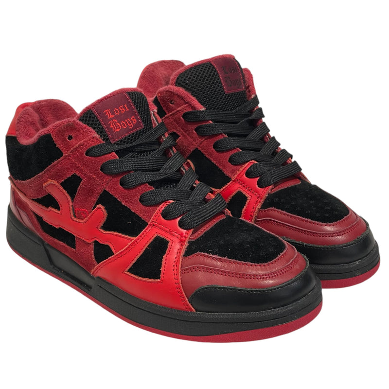 LOST BOYS/Low-Sneakers/US 9.5/Leather/RED/SUMMITS BLOODBITE