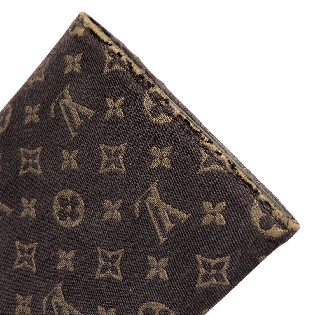LOUIS VUITTON/Trifold Wallet/Monogram/Cotton/BRW/ view 5