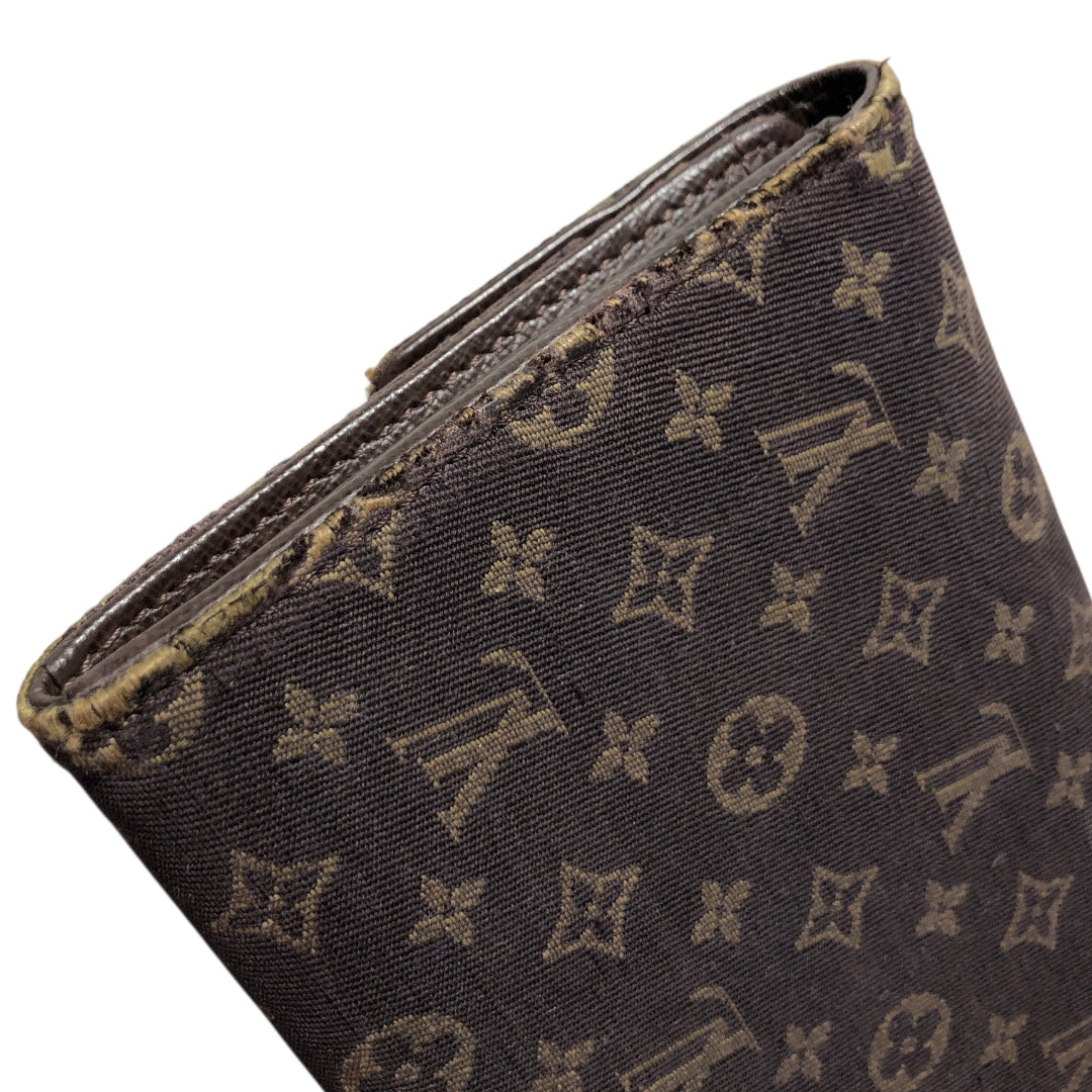 LOUIS VUITTON/Trifold Wallet/Monogram/Cotton/BRW/ view 6