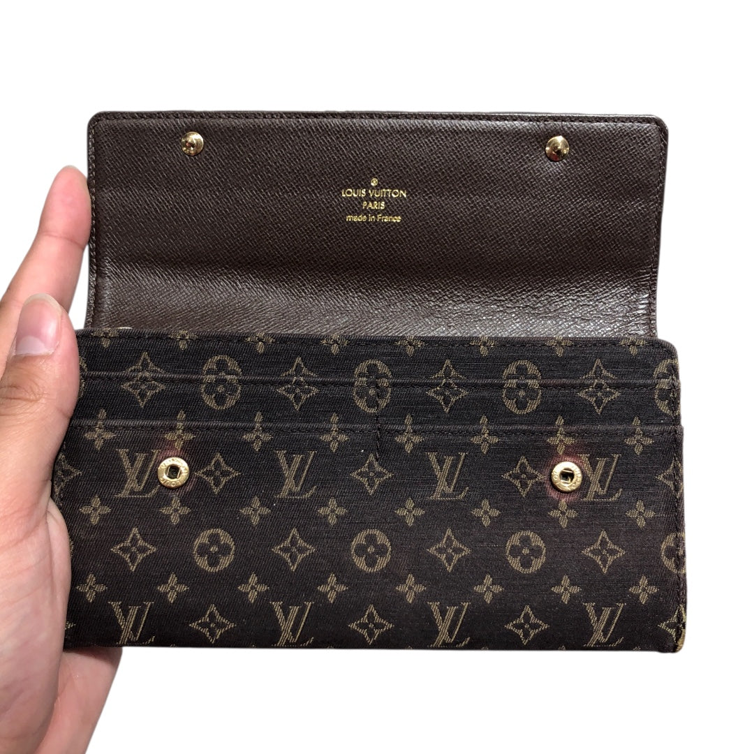LOUIS VUITTON/Trifold Wallet/Monogram/Cotton/BRW/ view 7