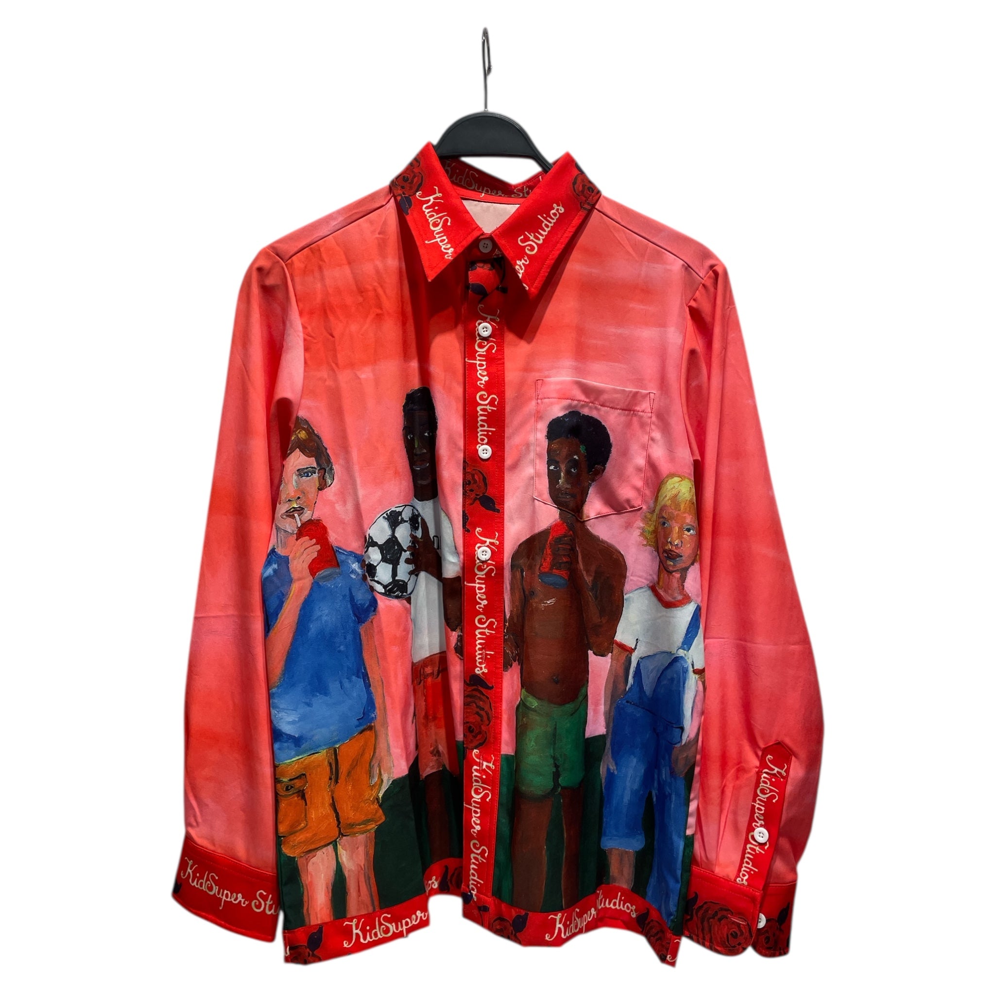 KIDSUPER STUDIOS/LS Shirt/S/Polyester/MLT/All Over Print/ss22 view 1