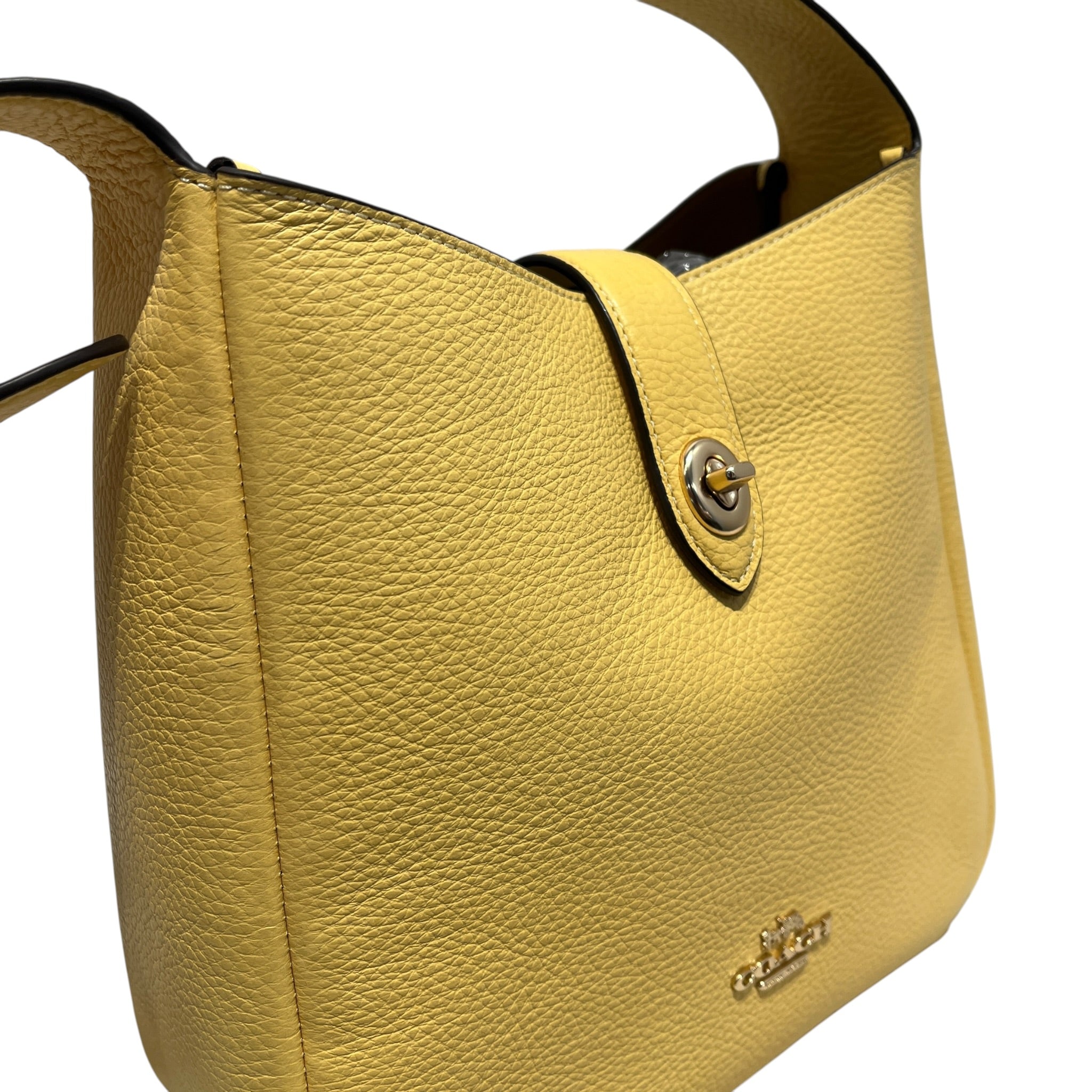 COACH/Hand Bag/Leather/YEL/Hadley Convertible Crossbody view 6
