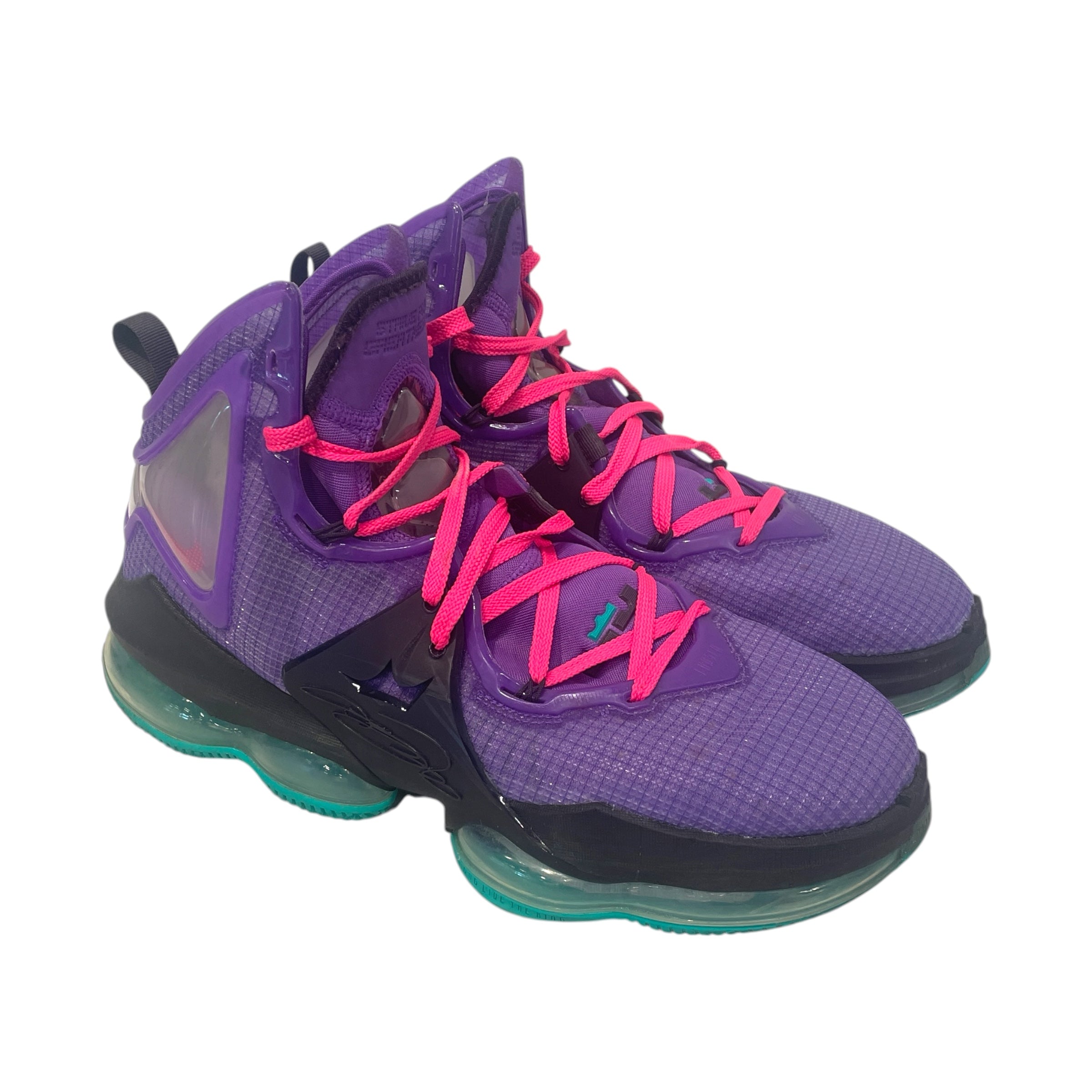 NIKE/Hi-Sneakers/US 12.5/PPL/Lebron 19 South Beach view 1